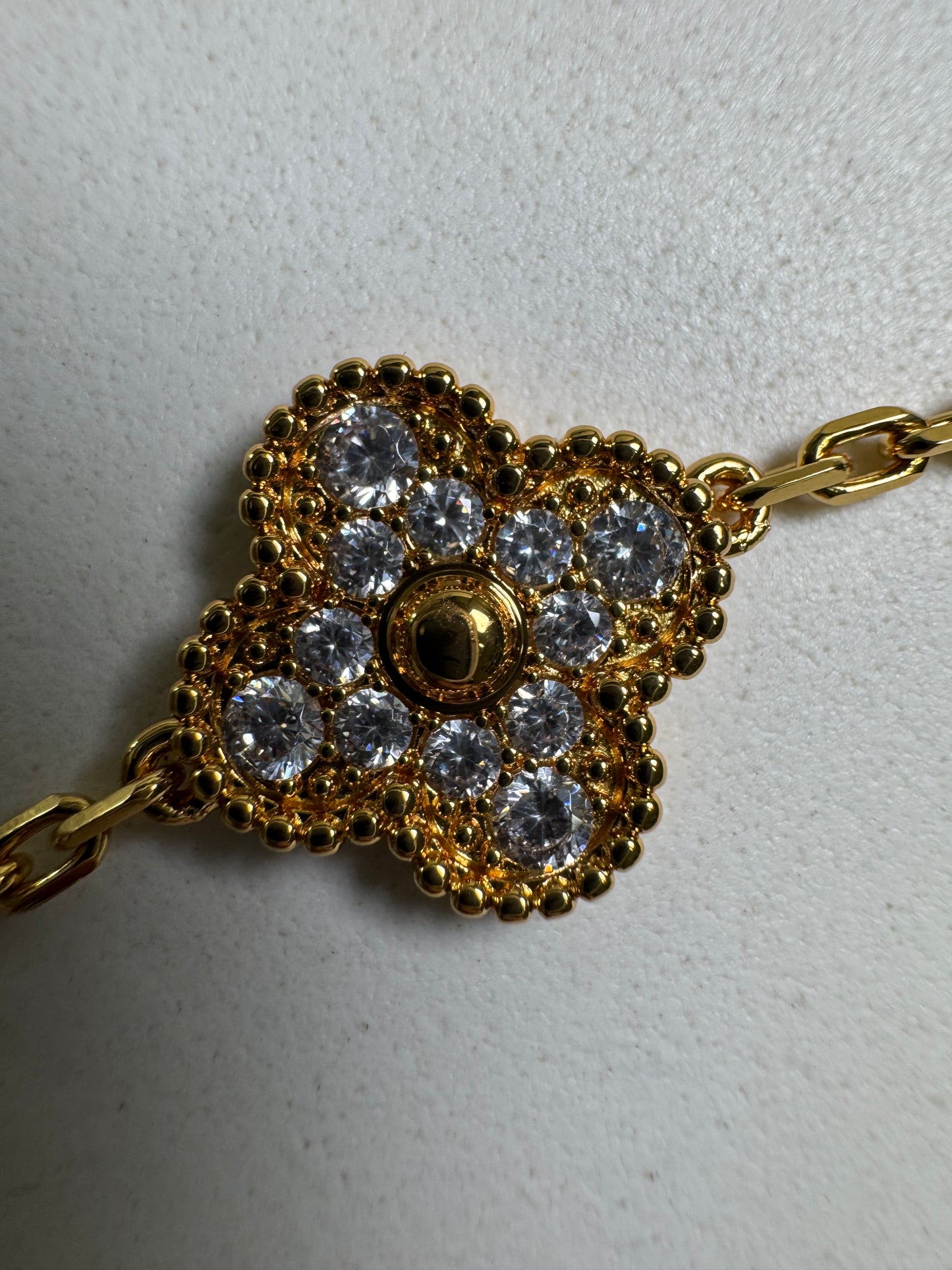 VCA Alhambra Bracelet 五花孔雀石間鑽