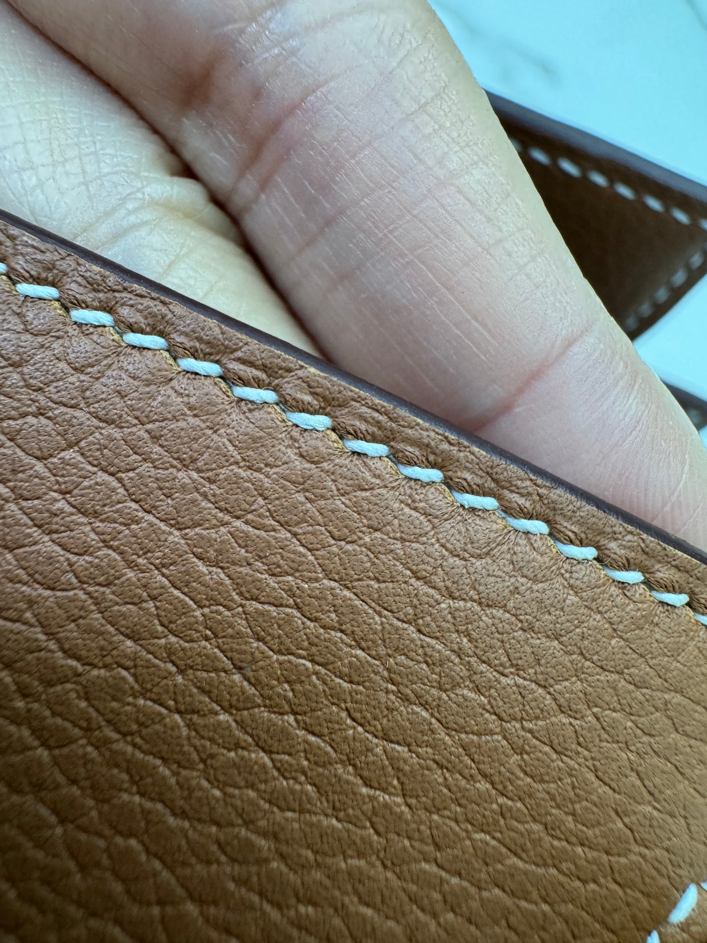 HERMES Kelly Danse 金棕金扣 Evercolor Gold GHW