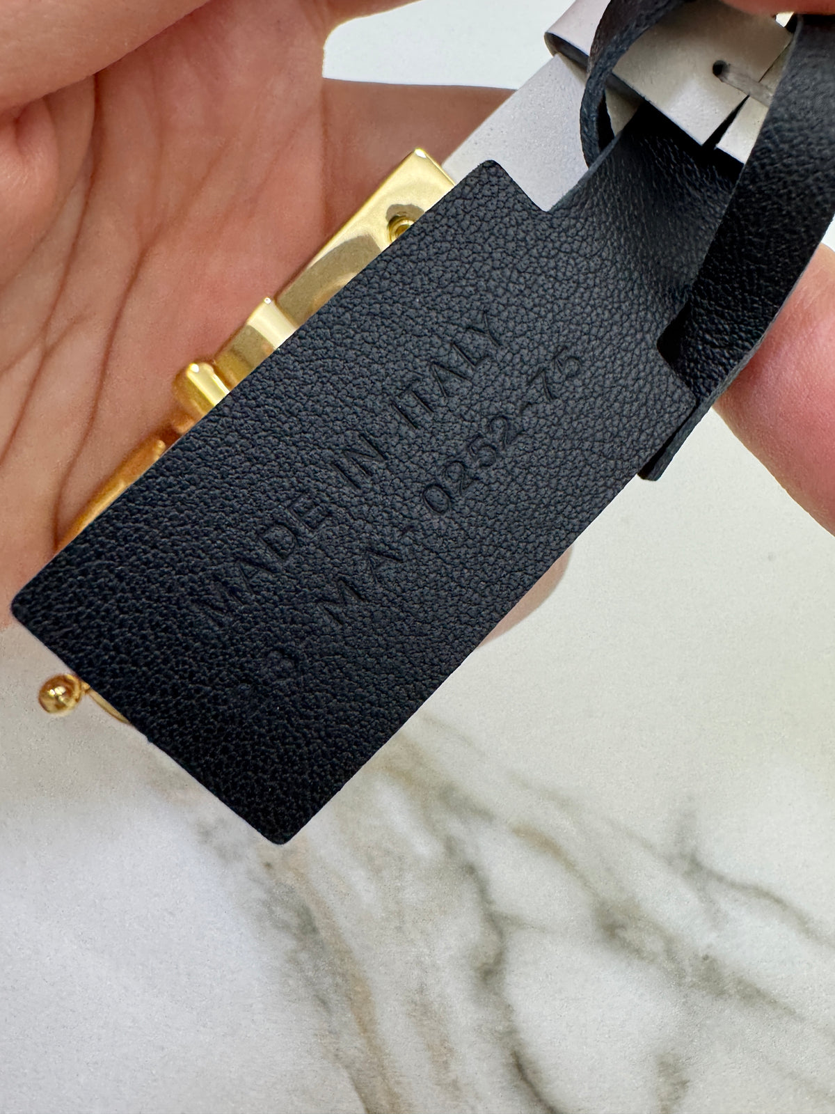 DIOR 雙面皮帶