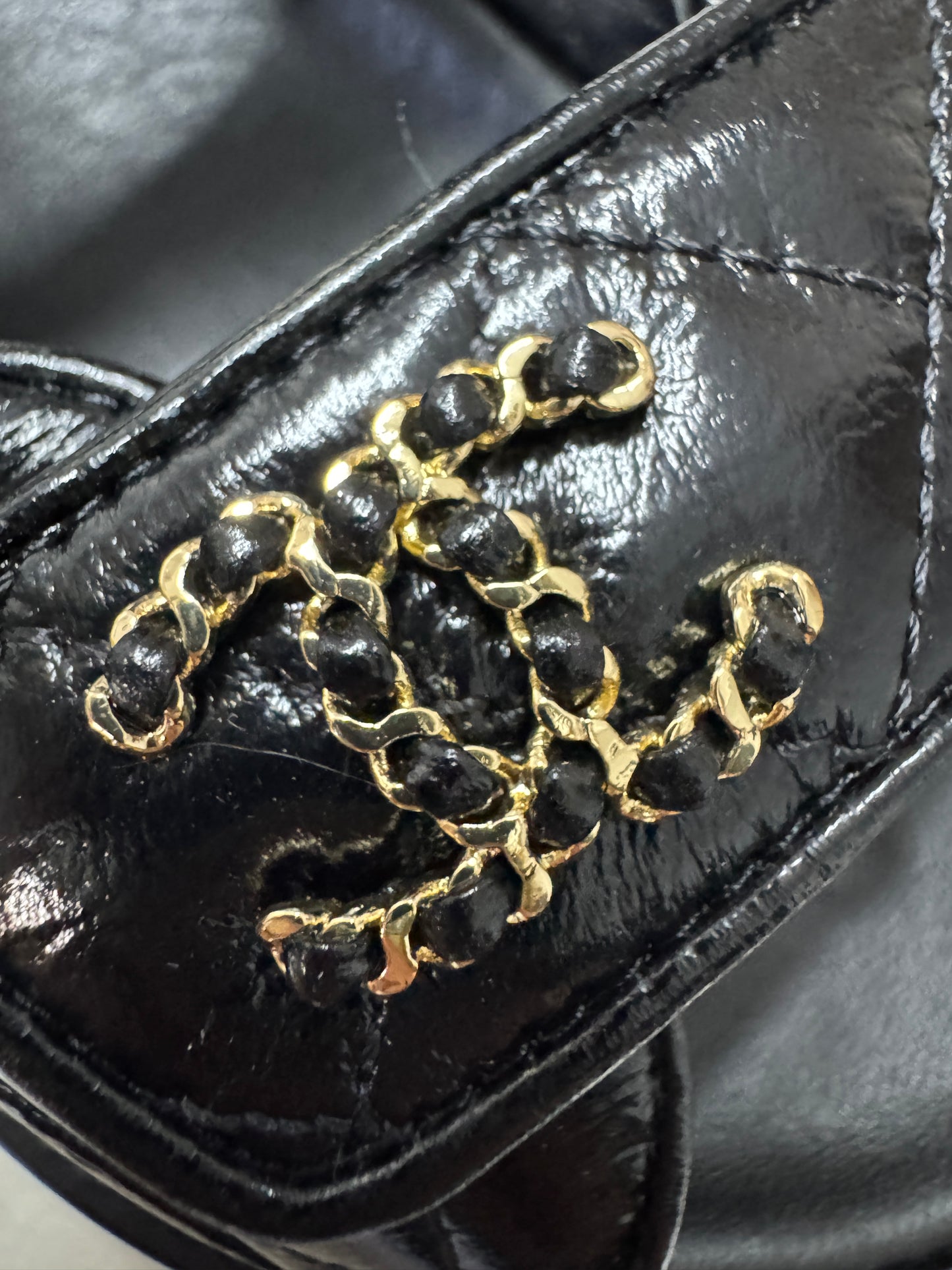 CHANEL 24P油蠟羊皮沙灘半拖