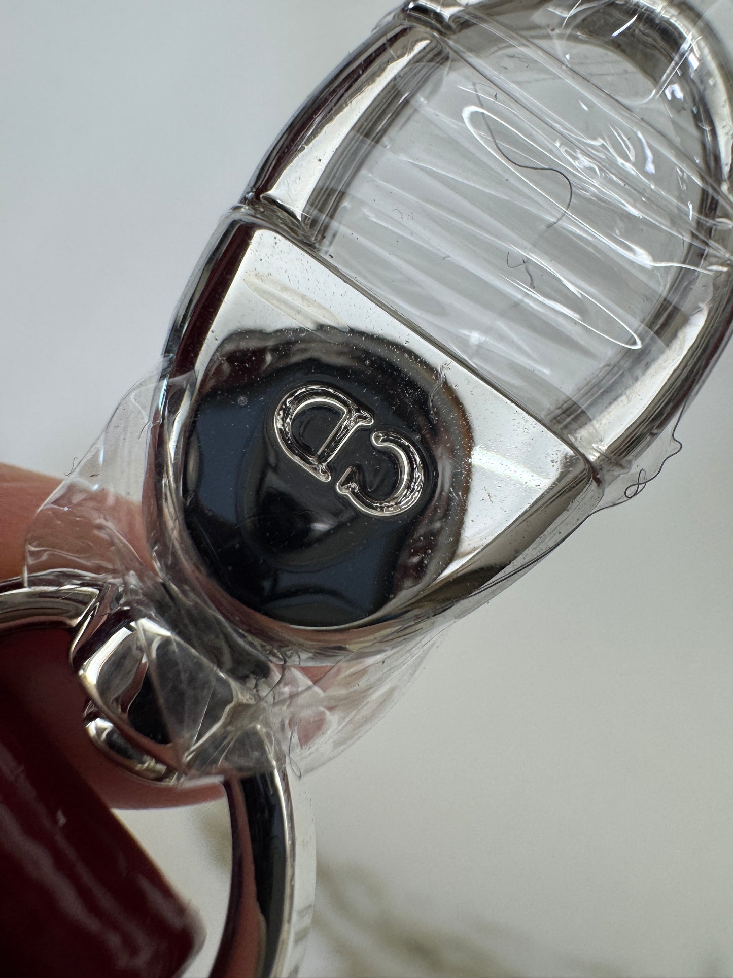 DIOR Mini Lady Dior 漆皮Cherry Red Shinny Calfskin