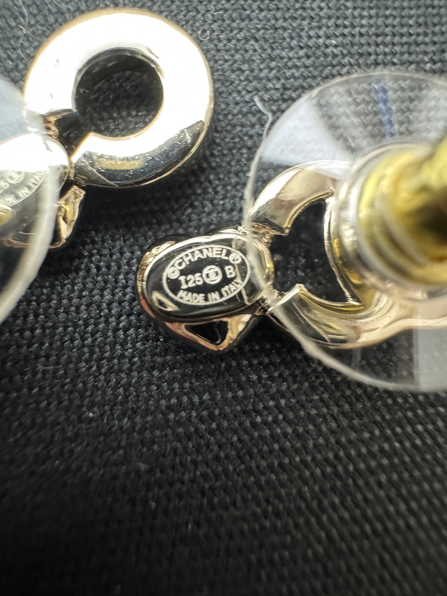 CHANEL 25B Coco愛心鴛鴦耳環
