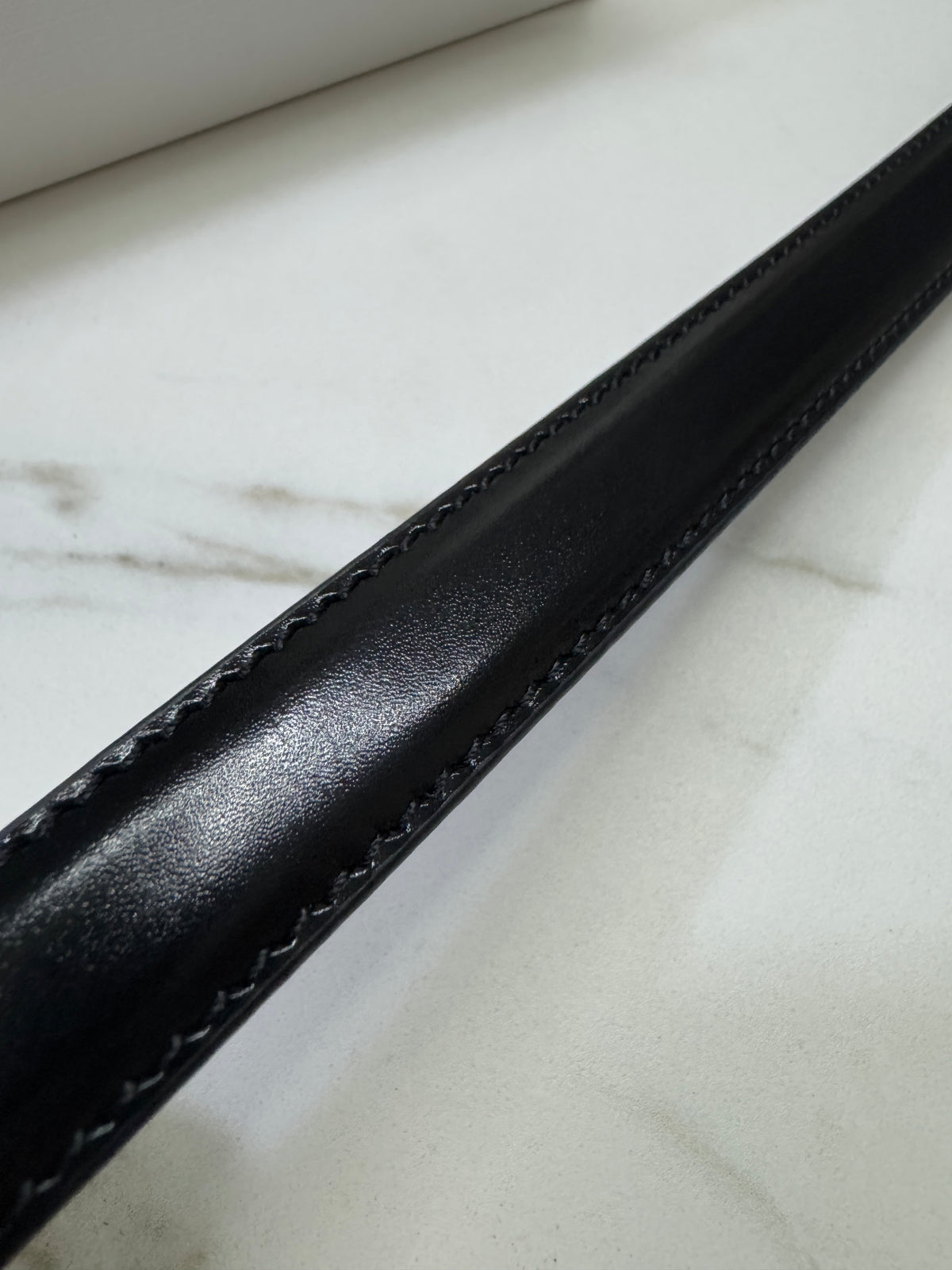 CELINE Belt 凱旋門亮面皮帶 1.8cm