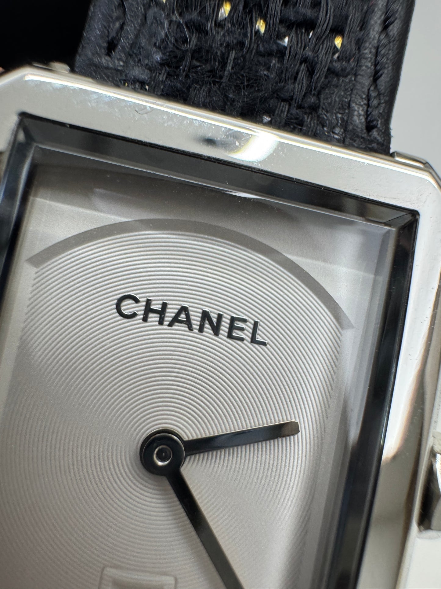 CHANEL Boyfriend Watch Tweed