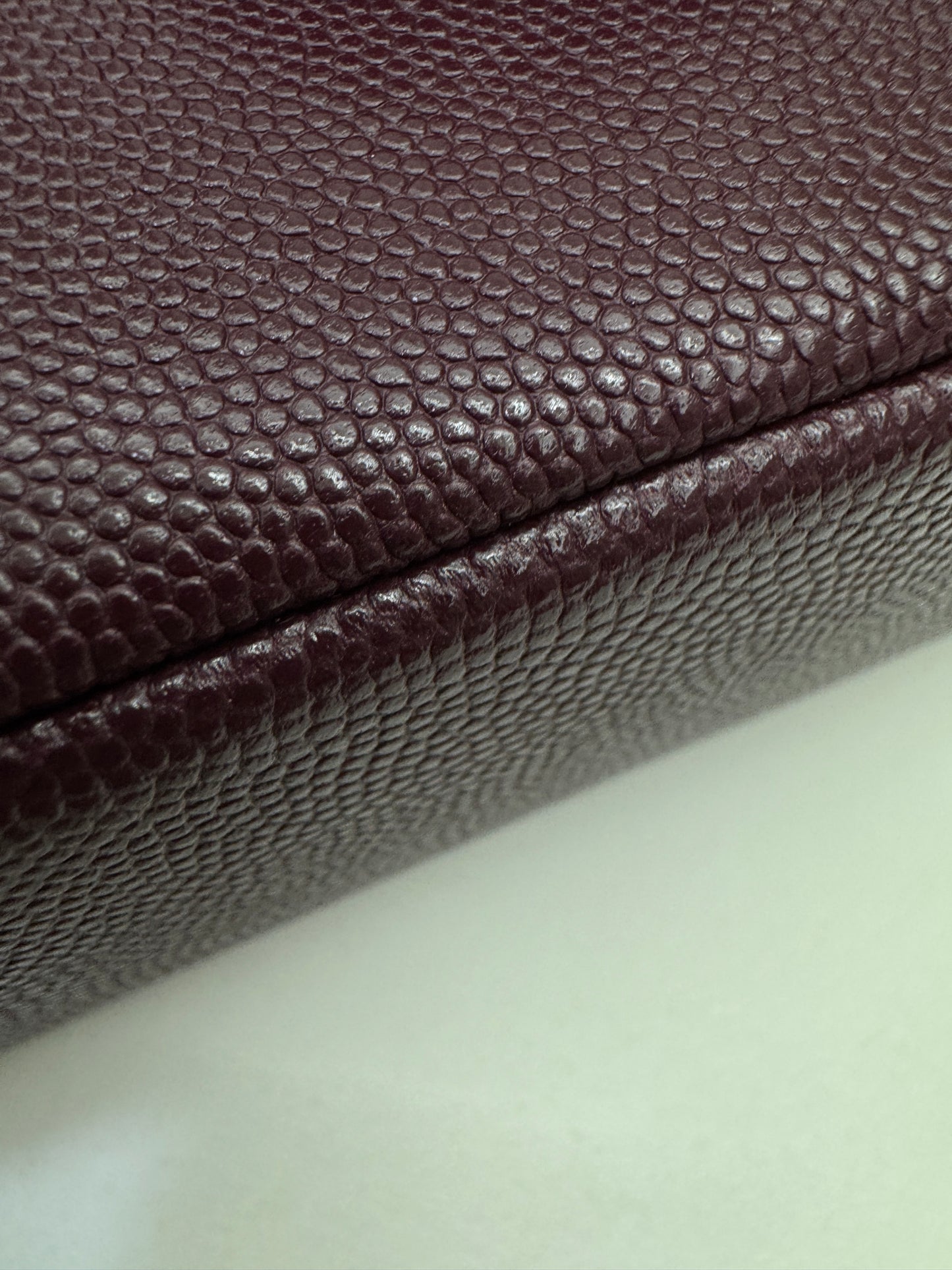 CHANEL Preppy Coco Small 酒紅色