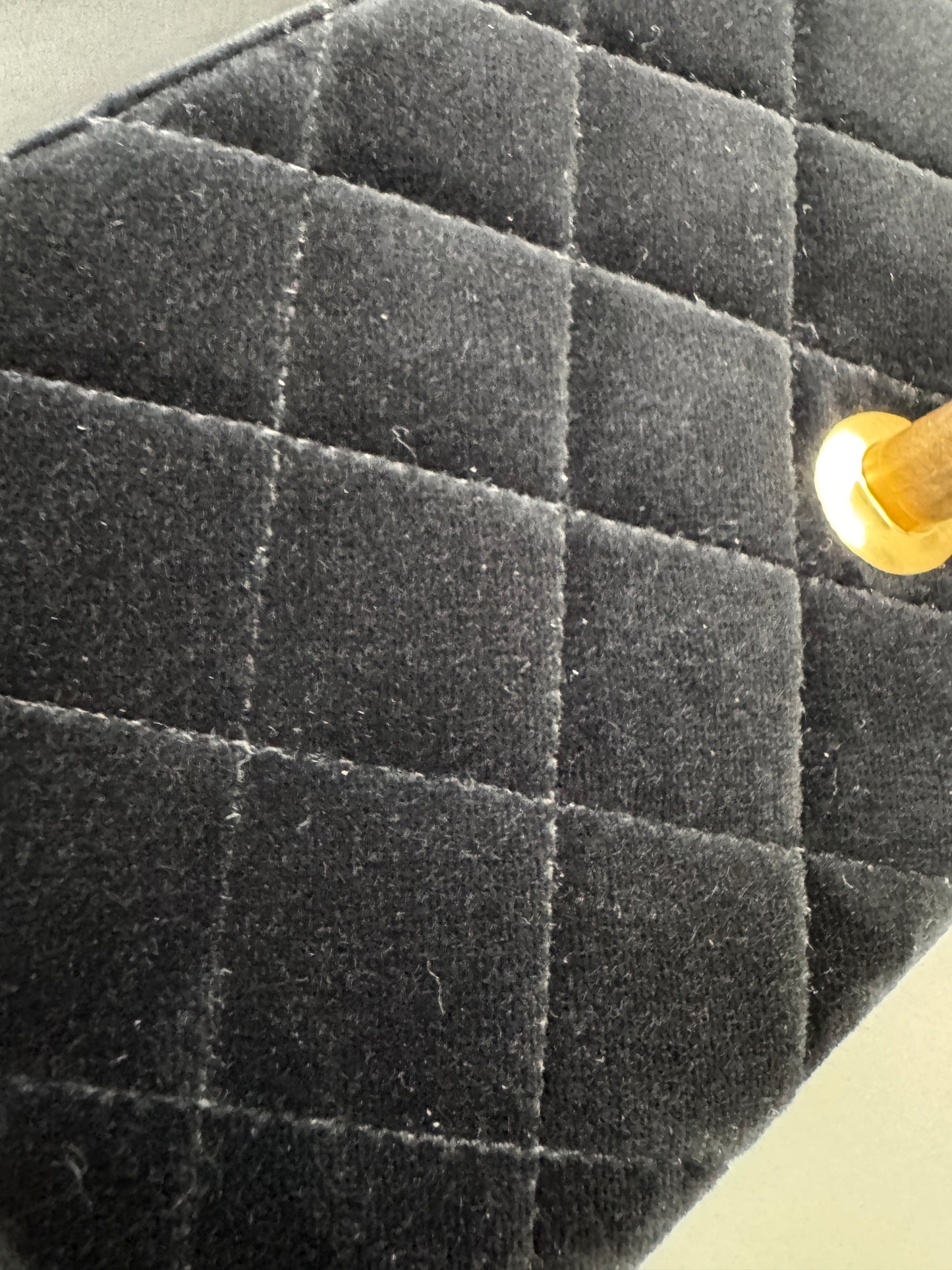 CHANEL 25K 蝴蝶結絲絨 Mini CF Top Handle