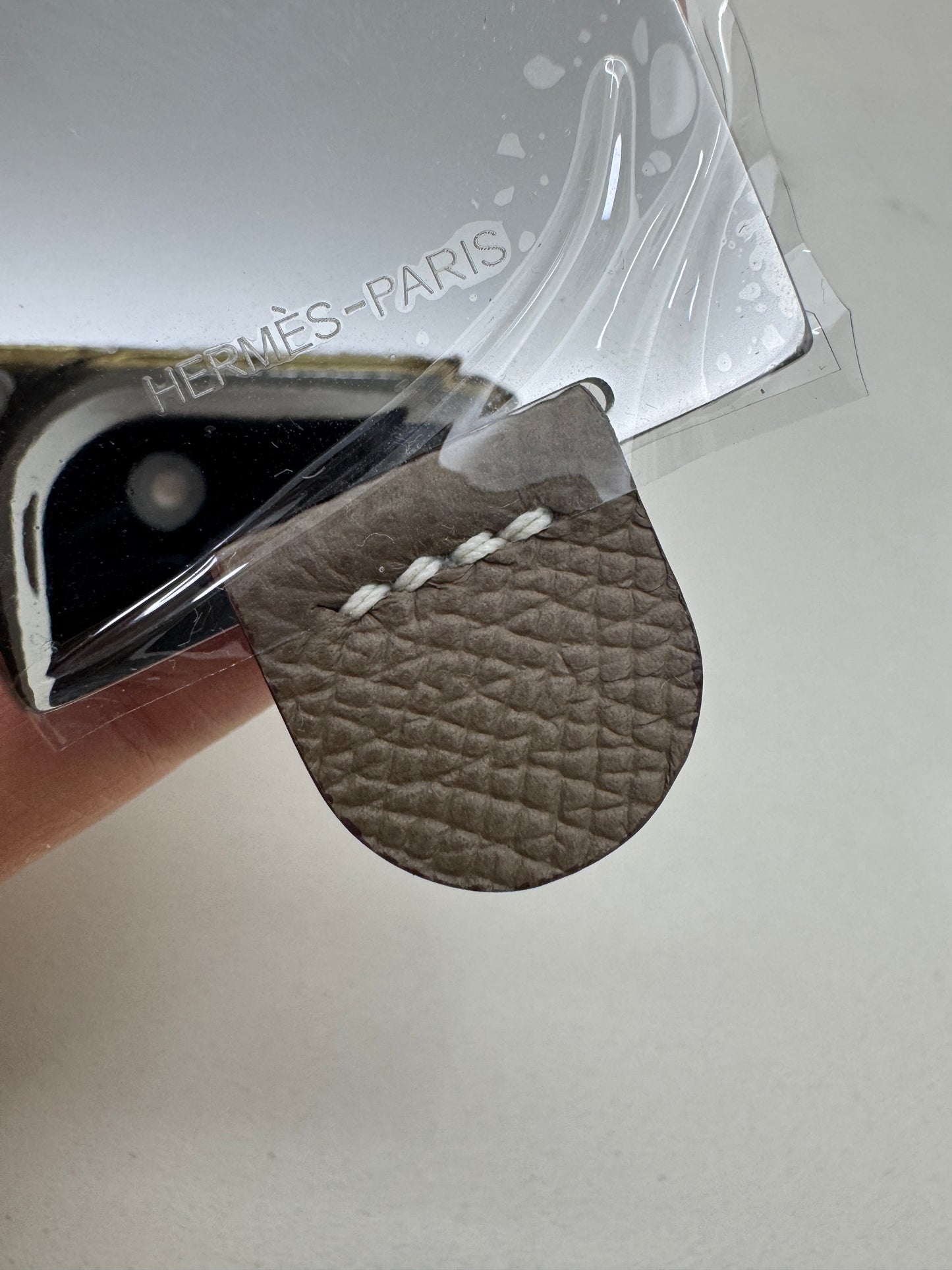 HERMES Mini Constance 大象灰 Epsom 玫瑰金扣