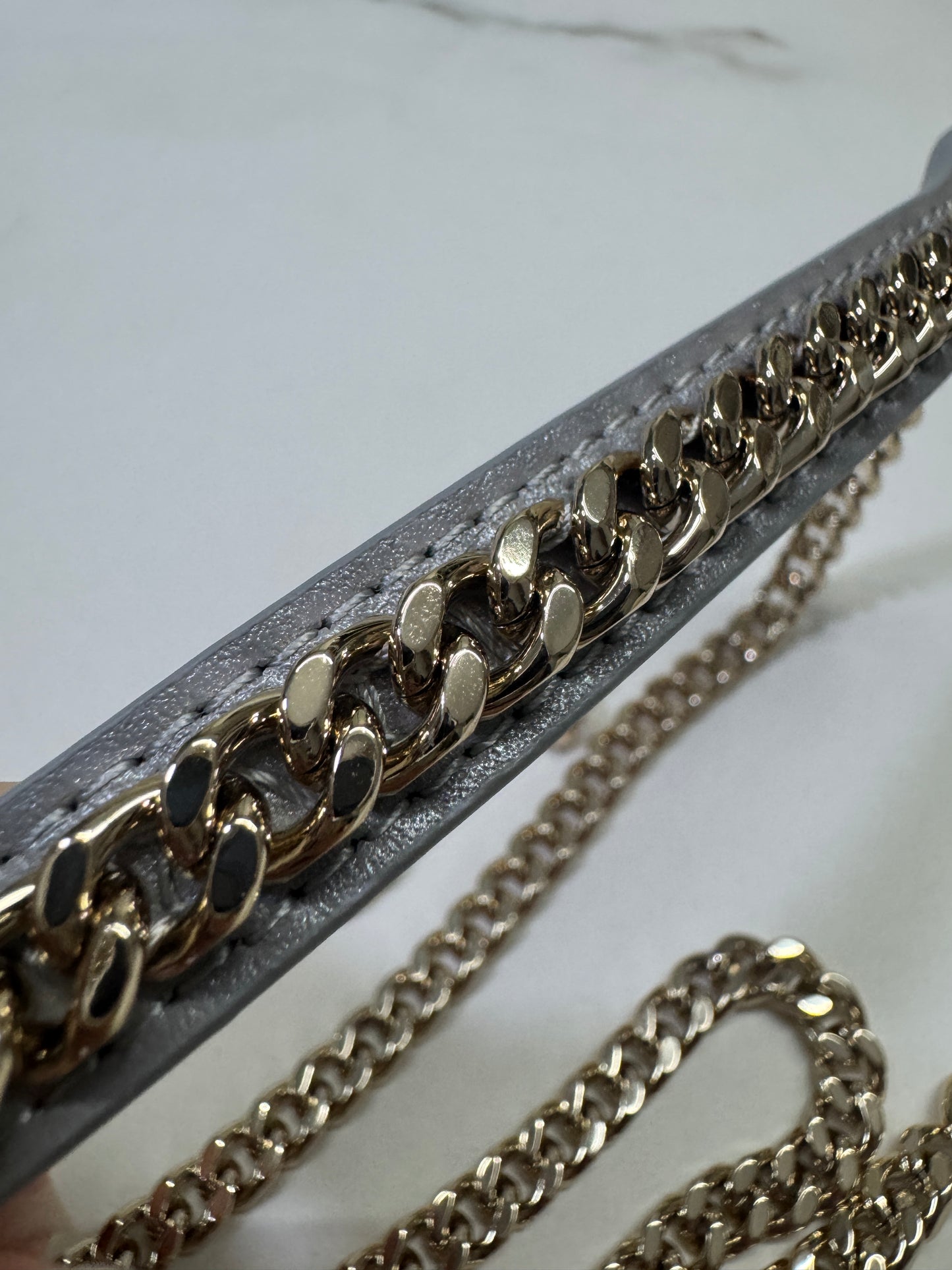 DIOR Lady Dior Mini 珠光灰