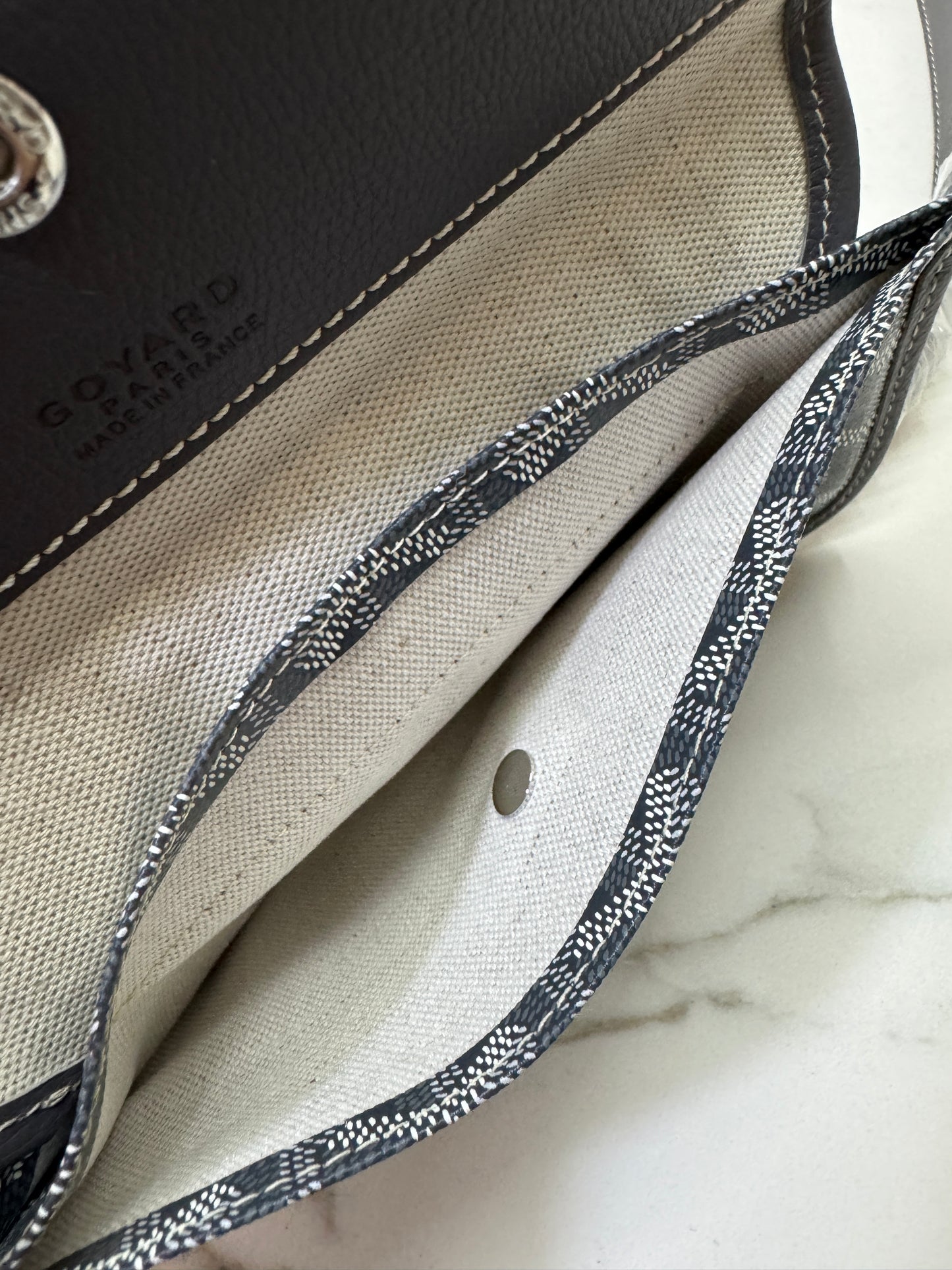 GOYARD Hobo 灰色 粉紅色小愛心版