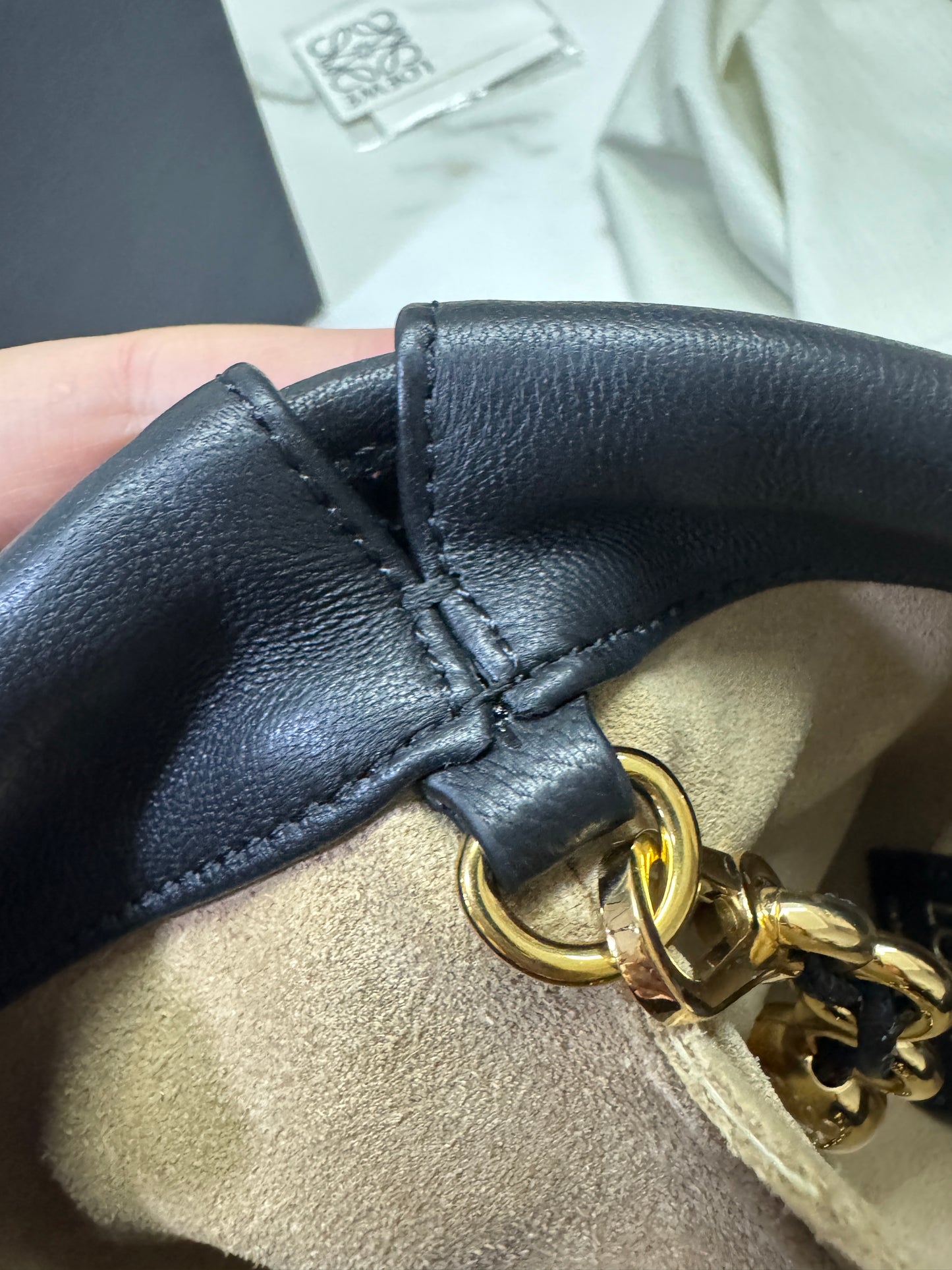LOEWE Flamenco Purse Mini 黑色 Black