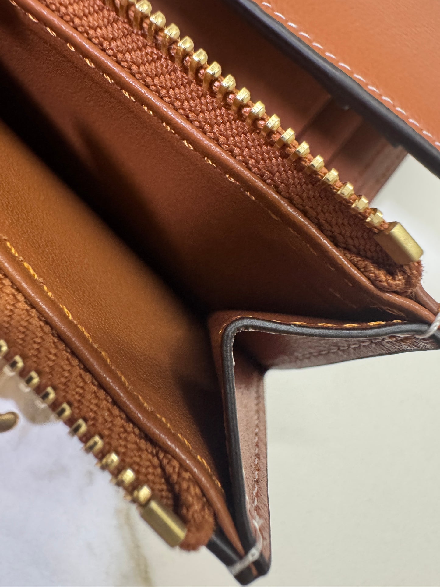 CELINE Victoire 三摺錢包 棕色