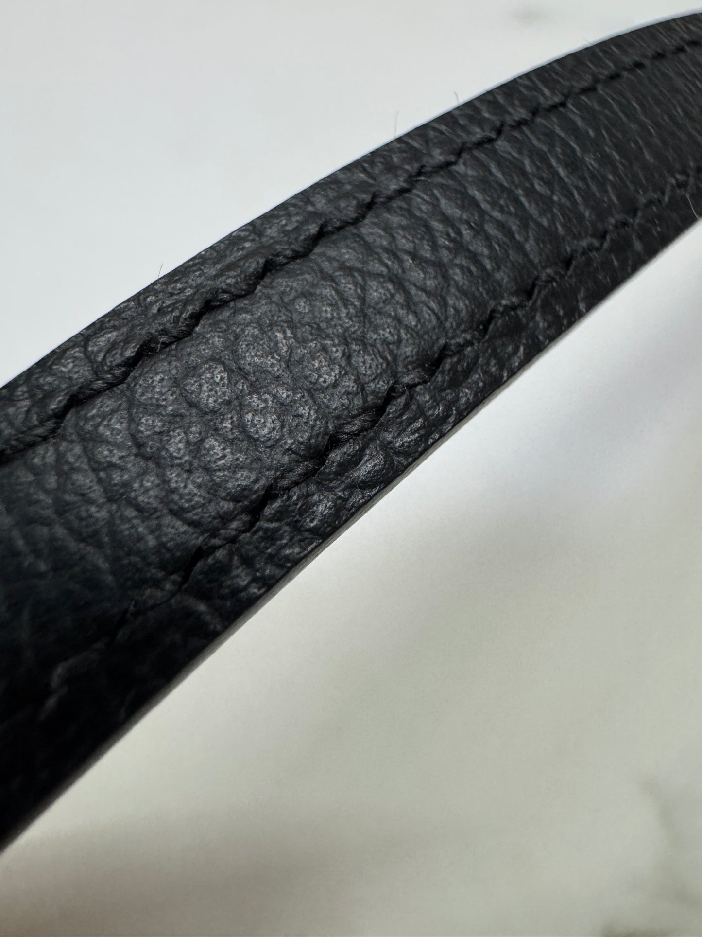 HERMES Mini Roulis 黑銀 Evercolor Noir PHW