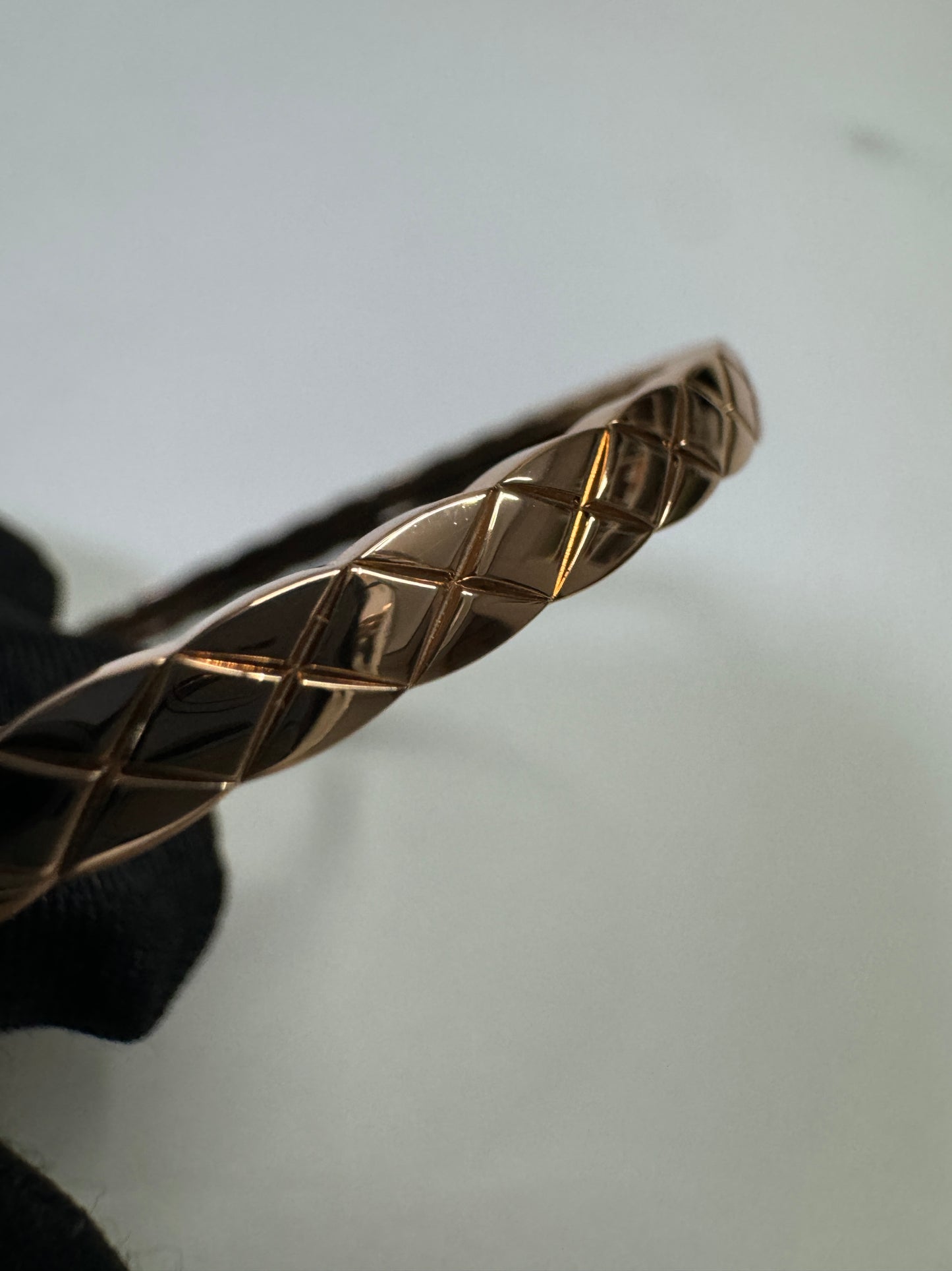 CHANEL Coco Crush 米金色手鐲