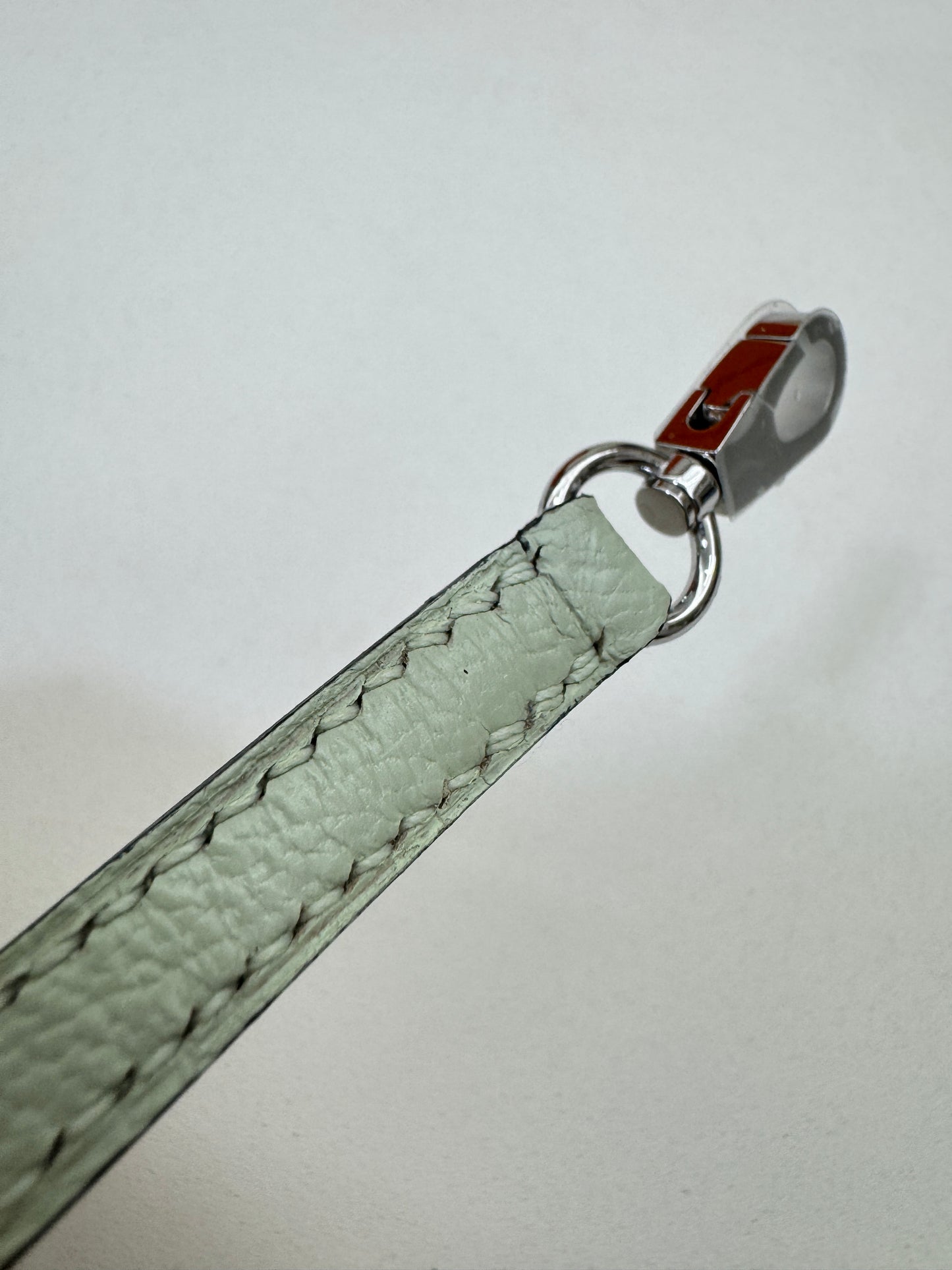 HERMES Mini Bolide 氣泡綠 山羊皮 銀扣 Mysore Vert Fizz PHW