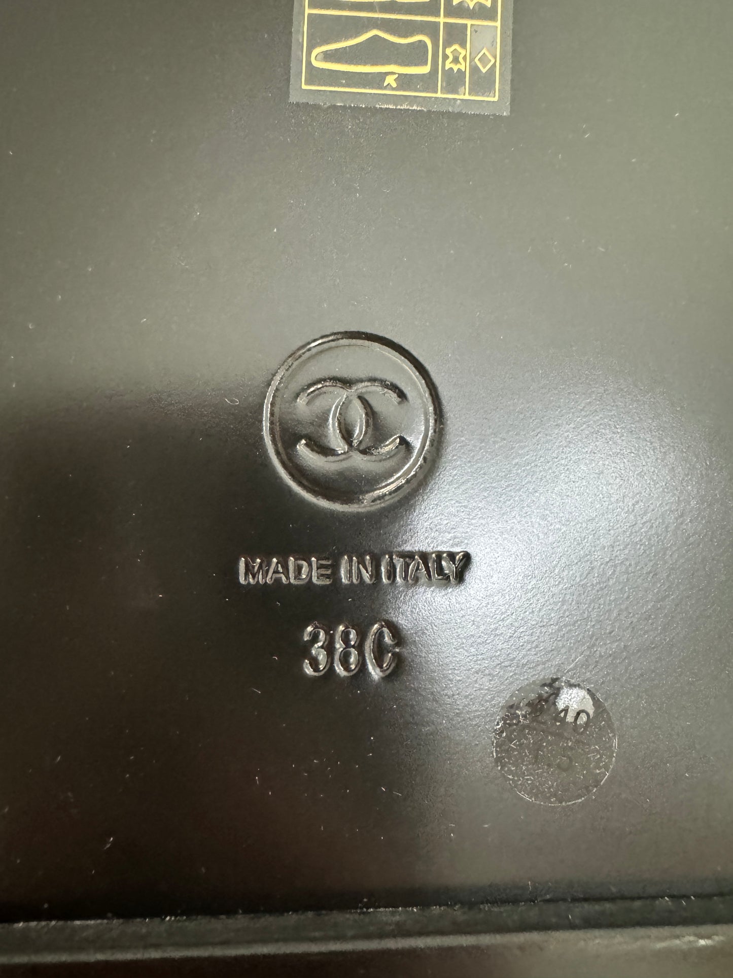 CHANEL 荔枝紋牛皮沙灘鞋