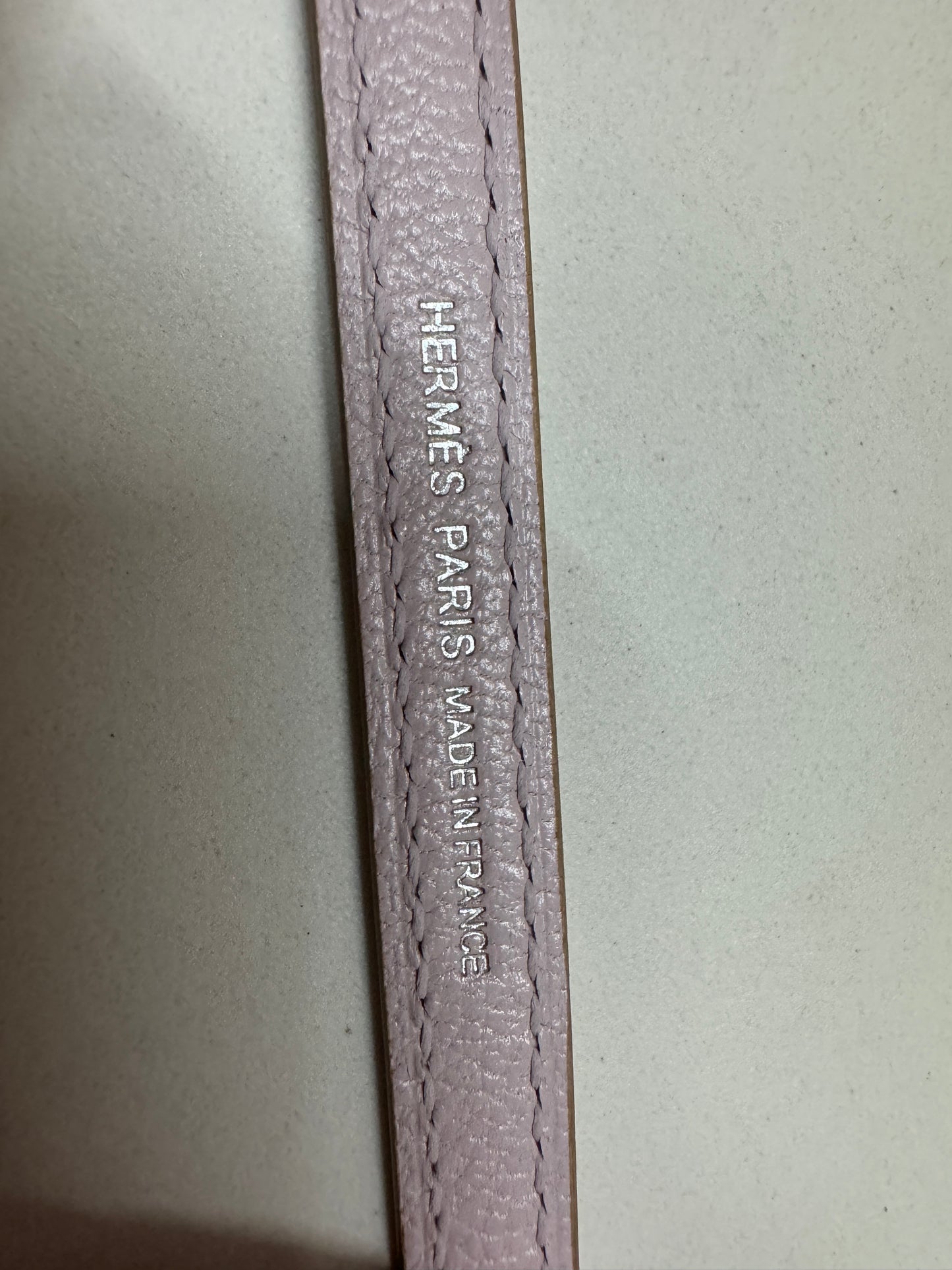 HERMES Mini Bolide 夢幻紫 山羊皮 銀扣 09Mauve Pale