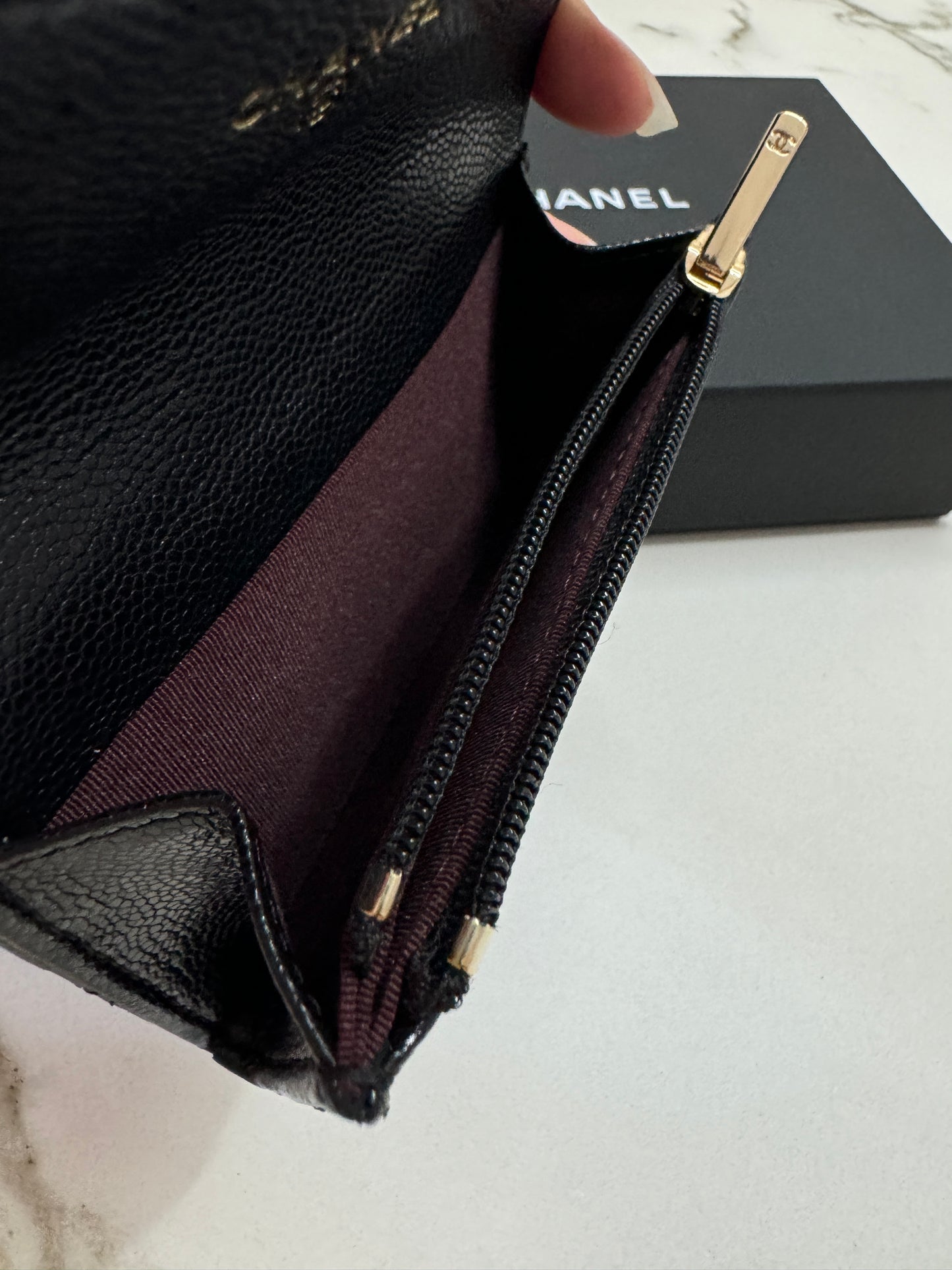 CHANEL 24A 新版拉鍊 Card Holder