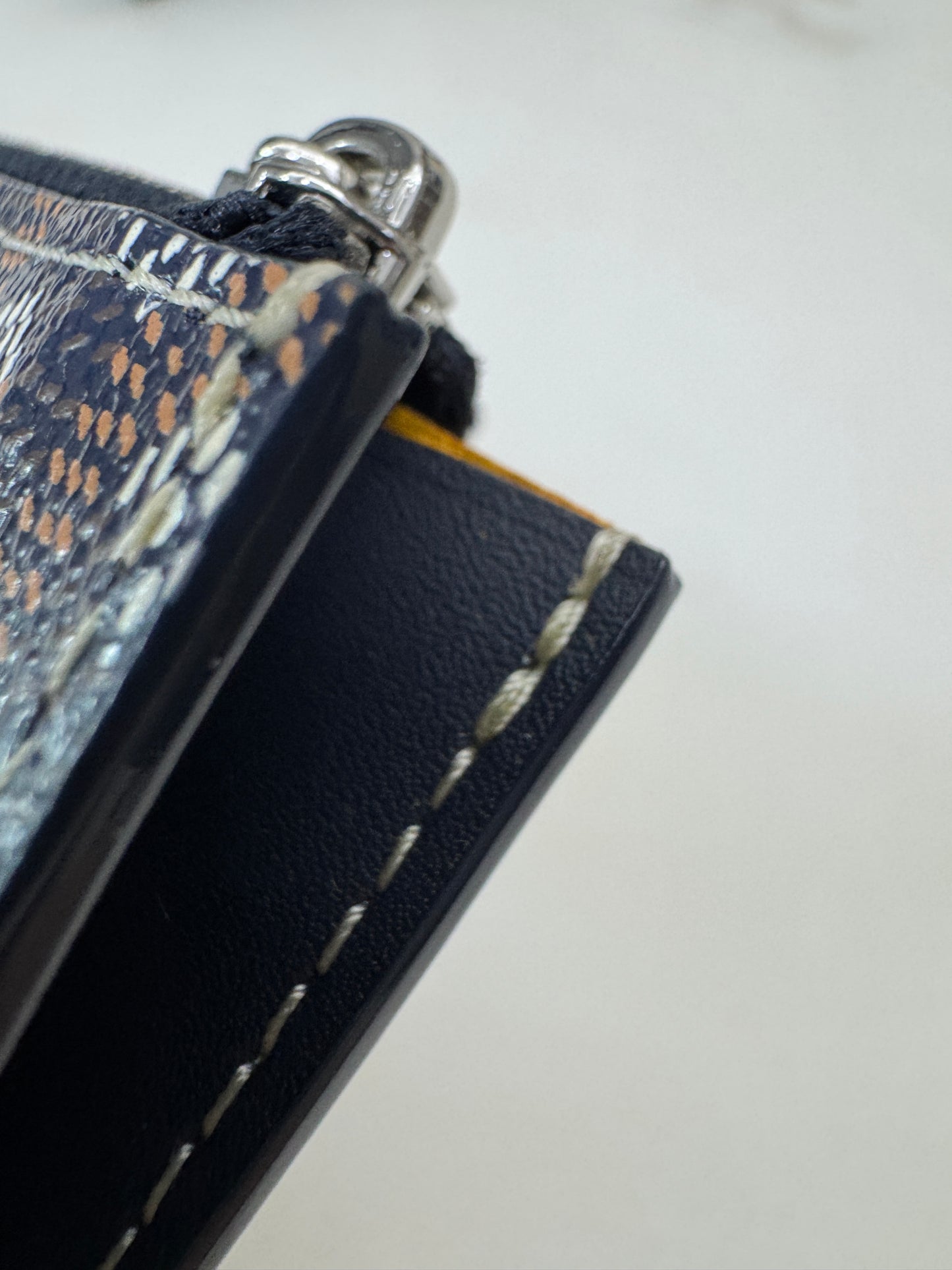 GOYARD Bourbon Zipped Cardholder 海軍藍
