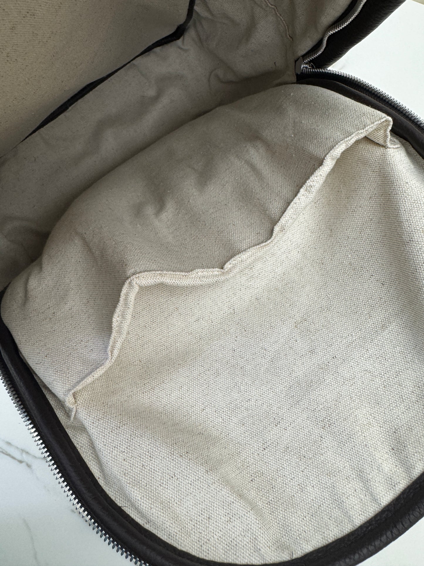 BV Intrecciato Backpack Grained Calfskin Fondant