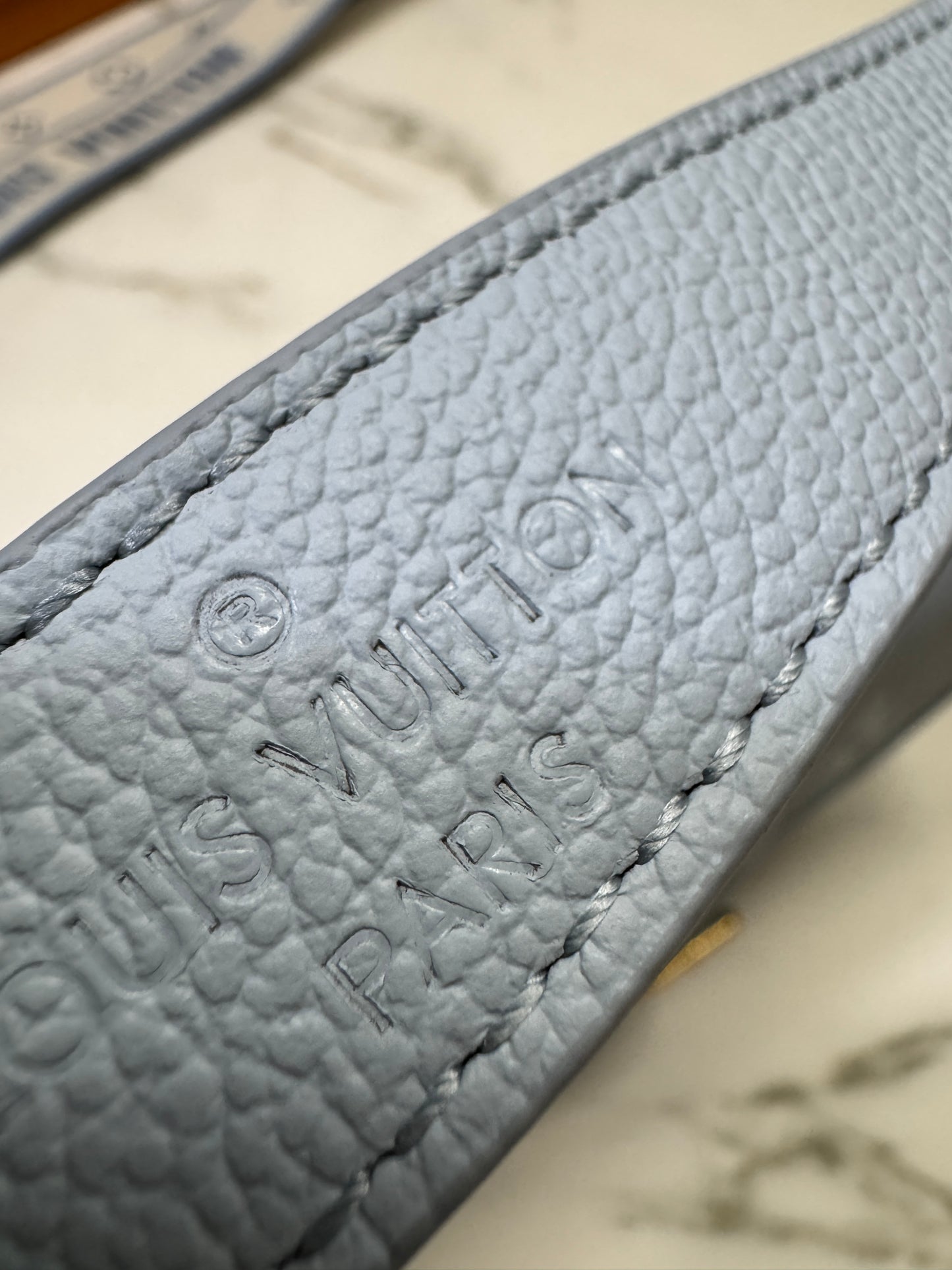 LV Diane 全皮粉藍 Baby Blue