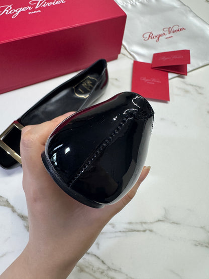 RV Trompette 漆皮芭蕾舞鞋