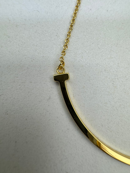 TIFFANY T:Smile Necklace Gold Color