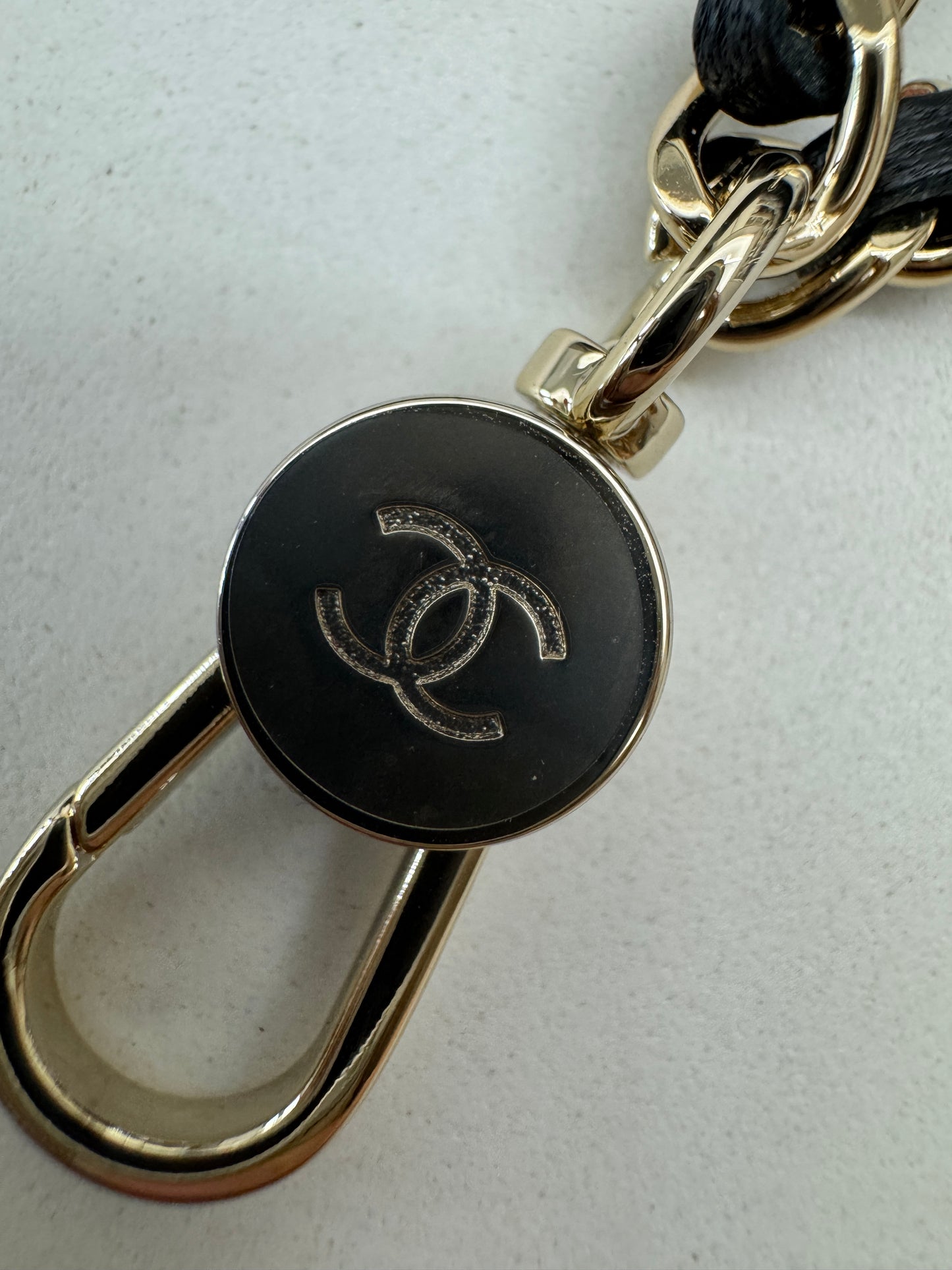 CHANEL 迷你CF包掛 黑色