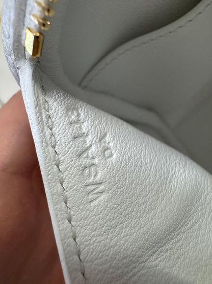 HERMES Mini Lindy II 純白色TC 金扣 GHW