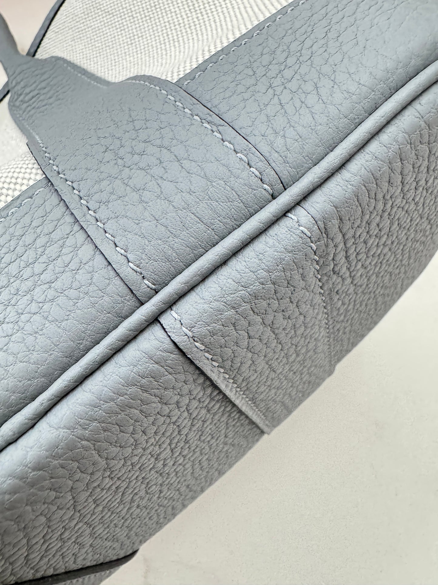 HERMES Neo Garden Party 23 木偶灰 Negonda Canvas