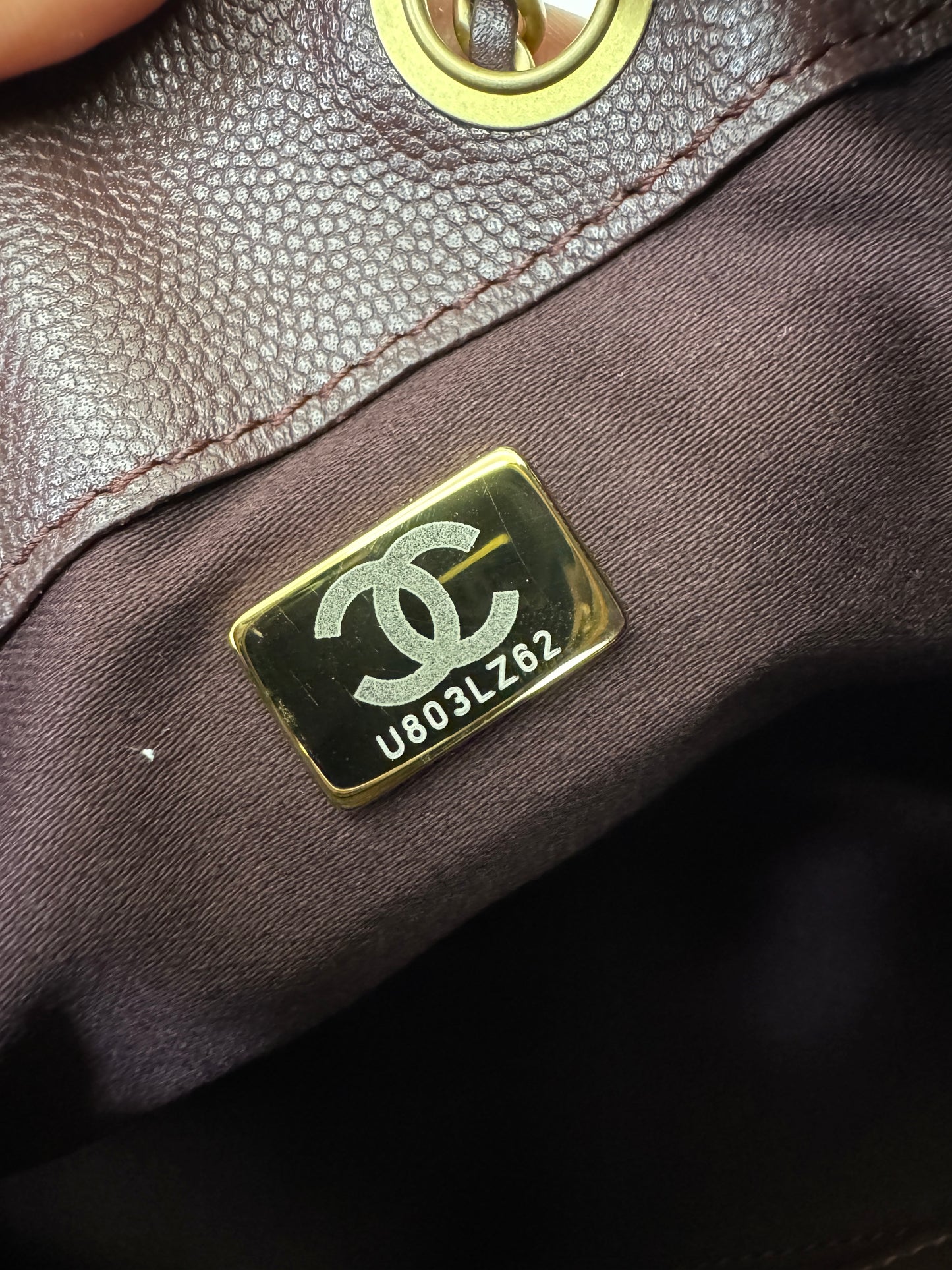 CHANEL 25Bag 荔枝牛皮 Small Chocolate