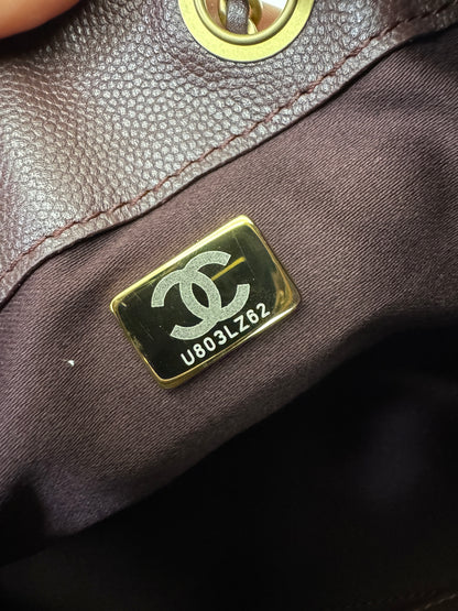 CHANEL 25Bag 荔枝牛皮 Small Chocolate