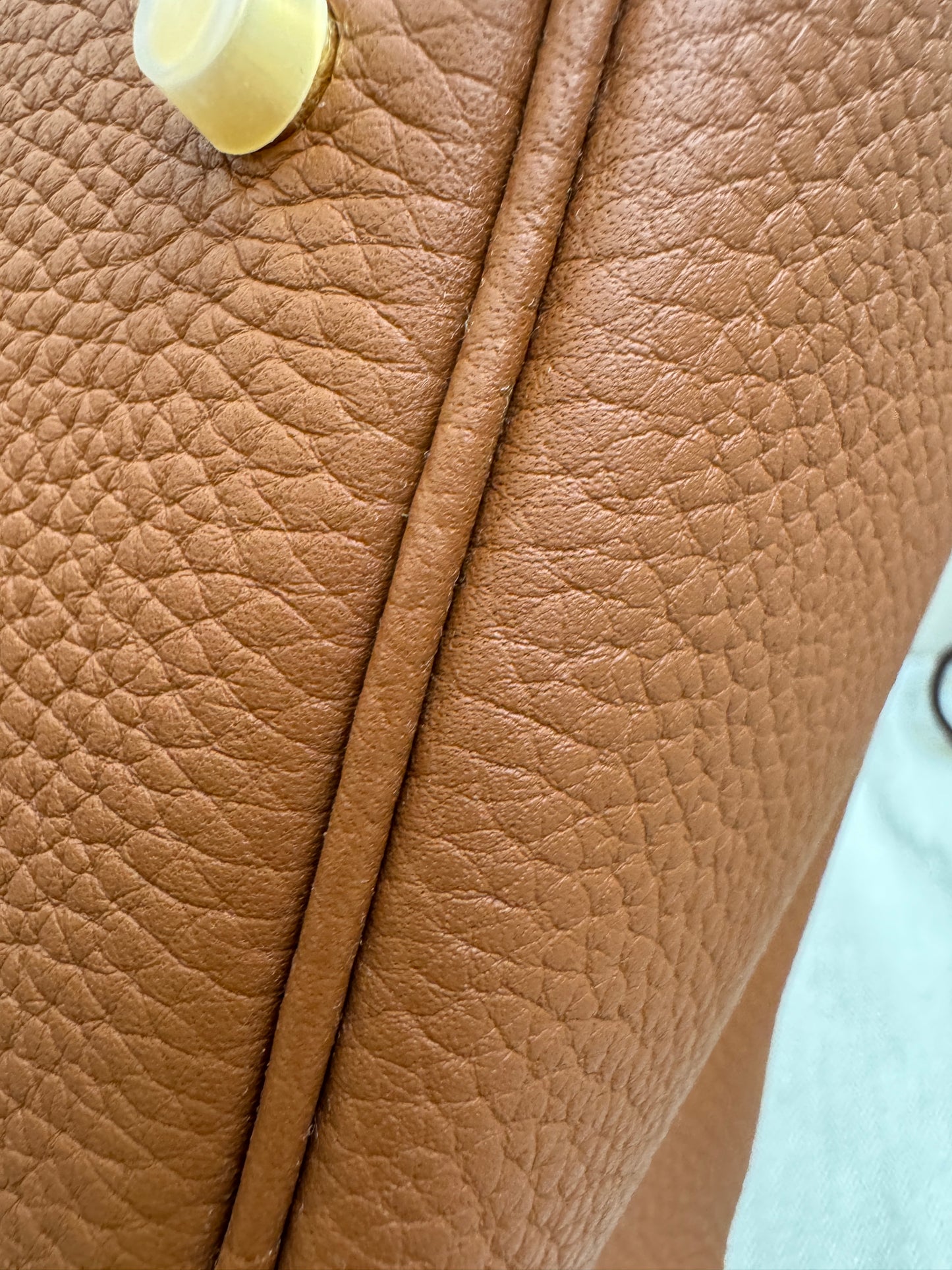 HERMES Mini Lindy 金棕金扣 Gold TC GHD