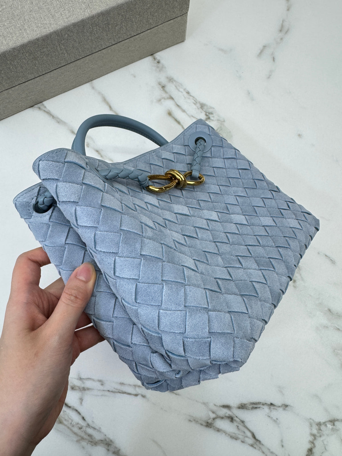 BV Andiamo Small 礦物藍 Mineral