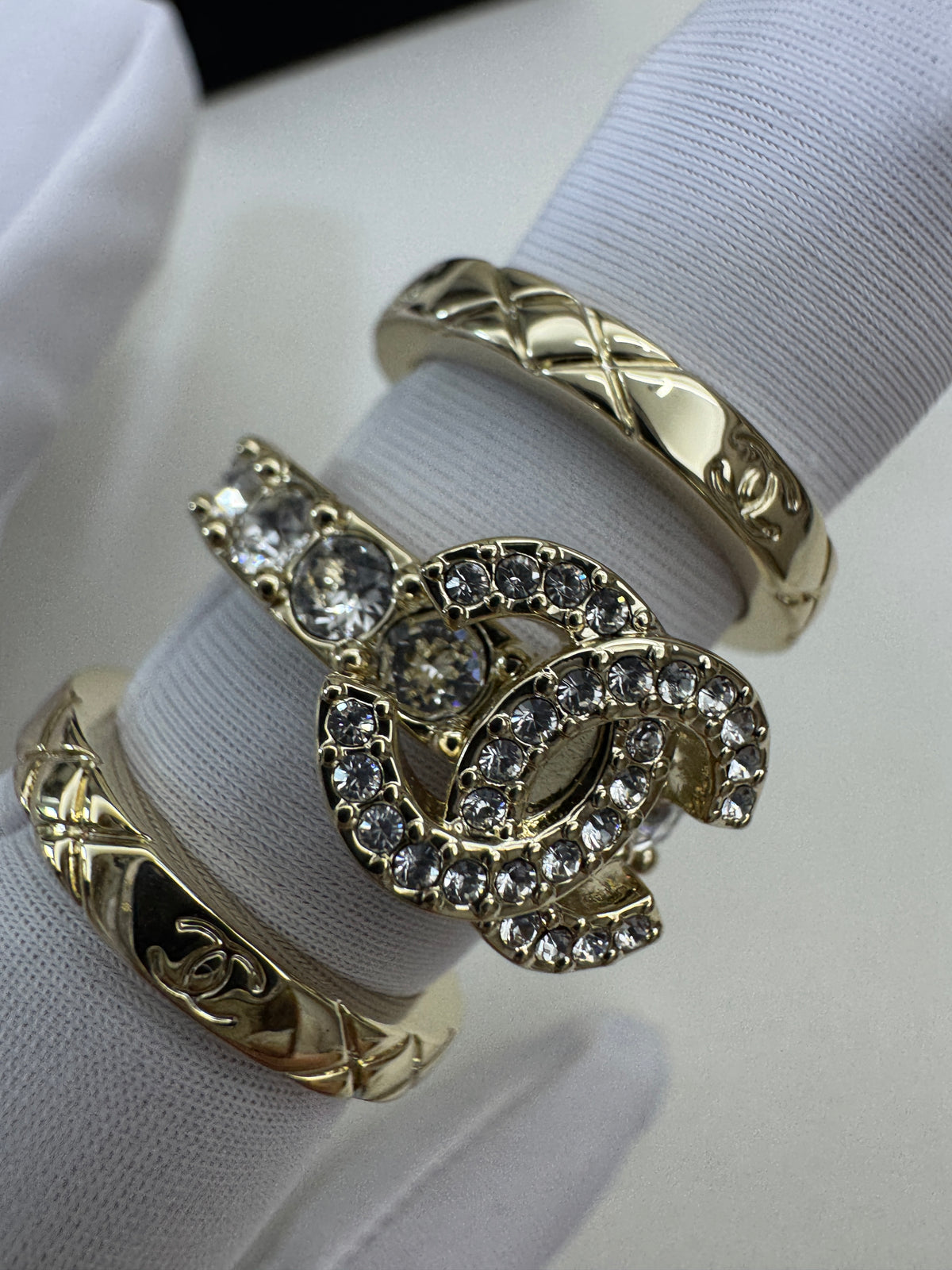 CHANEL 25P 三件套戒指 Set Rings