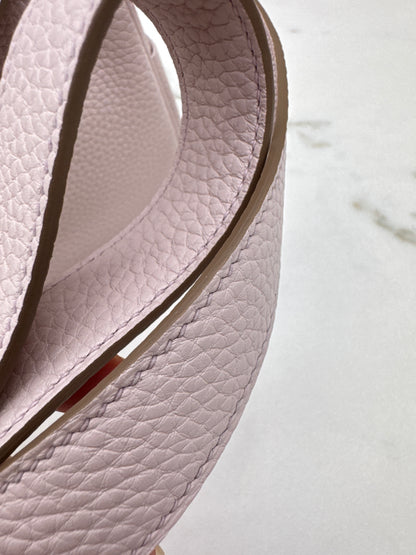 HERMES Mini Lindy 夢幻紫銀扣