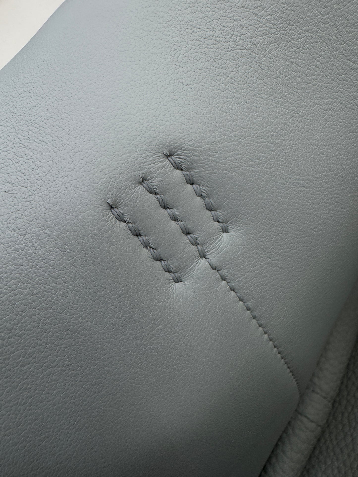 HERMES Halzan 25 聖杯藍銀扣 Bleu Pale
