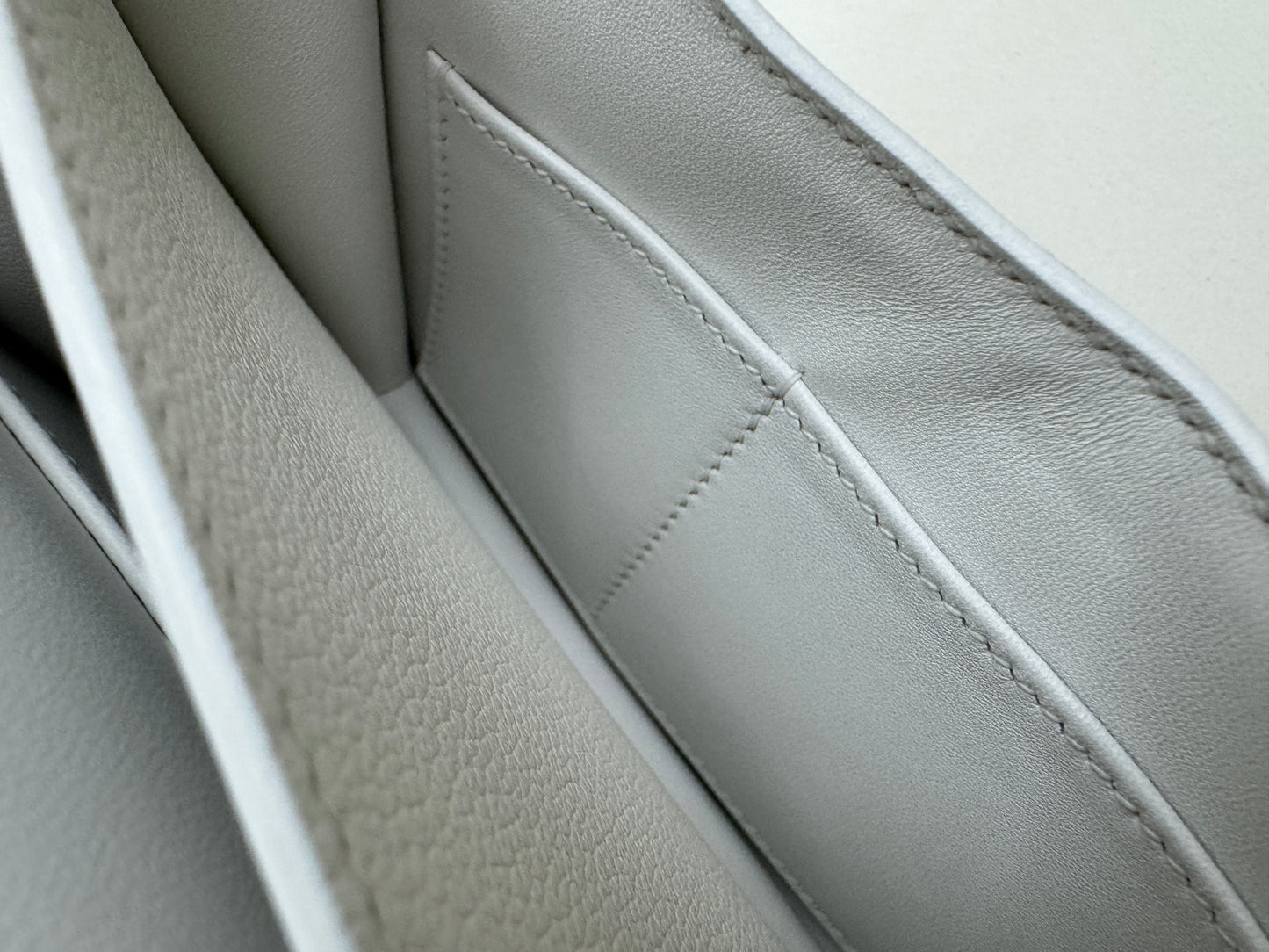 HERMES Mini Constance 新白色 銀扣 Evercolor 0U New White PHW