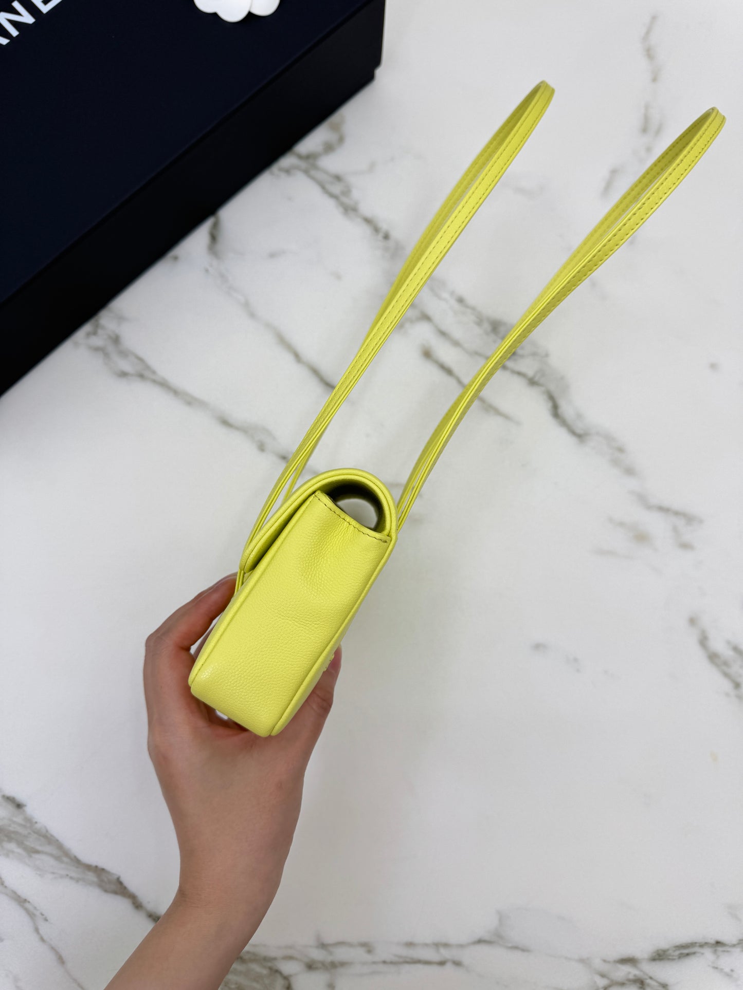 CHANEL Mini Preppy Coco 黃色