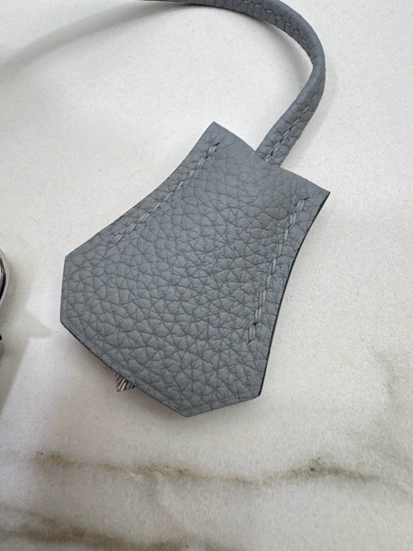 HERMES Kelly 25 Togo內縫 木偶灰銀扣 Gris Pantin PHW