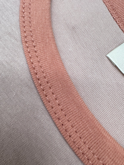 CELINE 短袖T恤 髒粉色