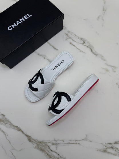 CHANEL 中古康鵬拖鞋