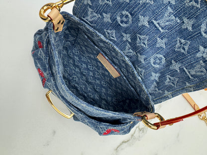 LV X TM Sunset Cherry Denim