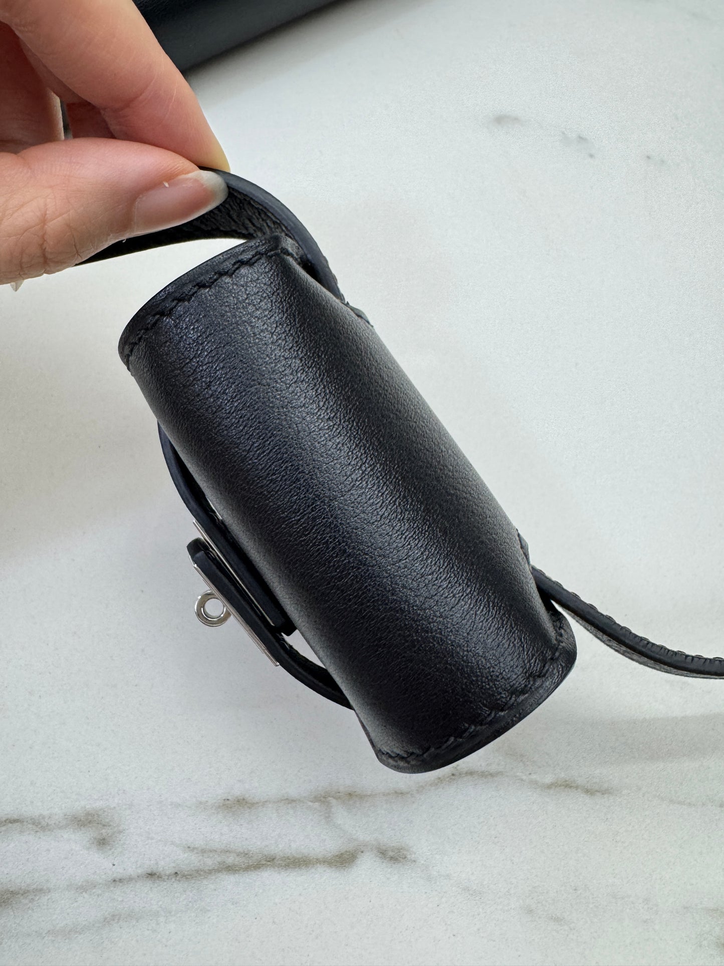 HERMES Kelly Moove 黑銀 Swift Noir PHW
