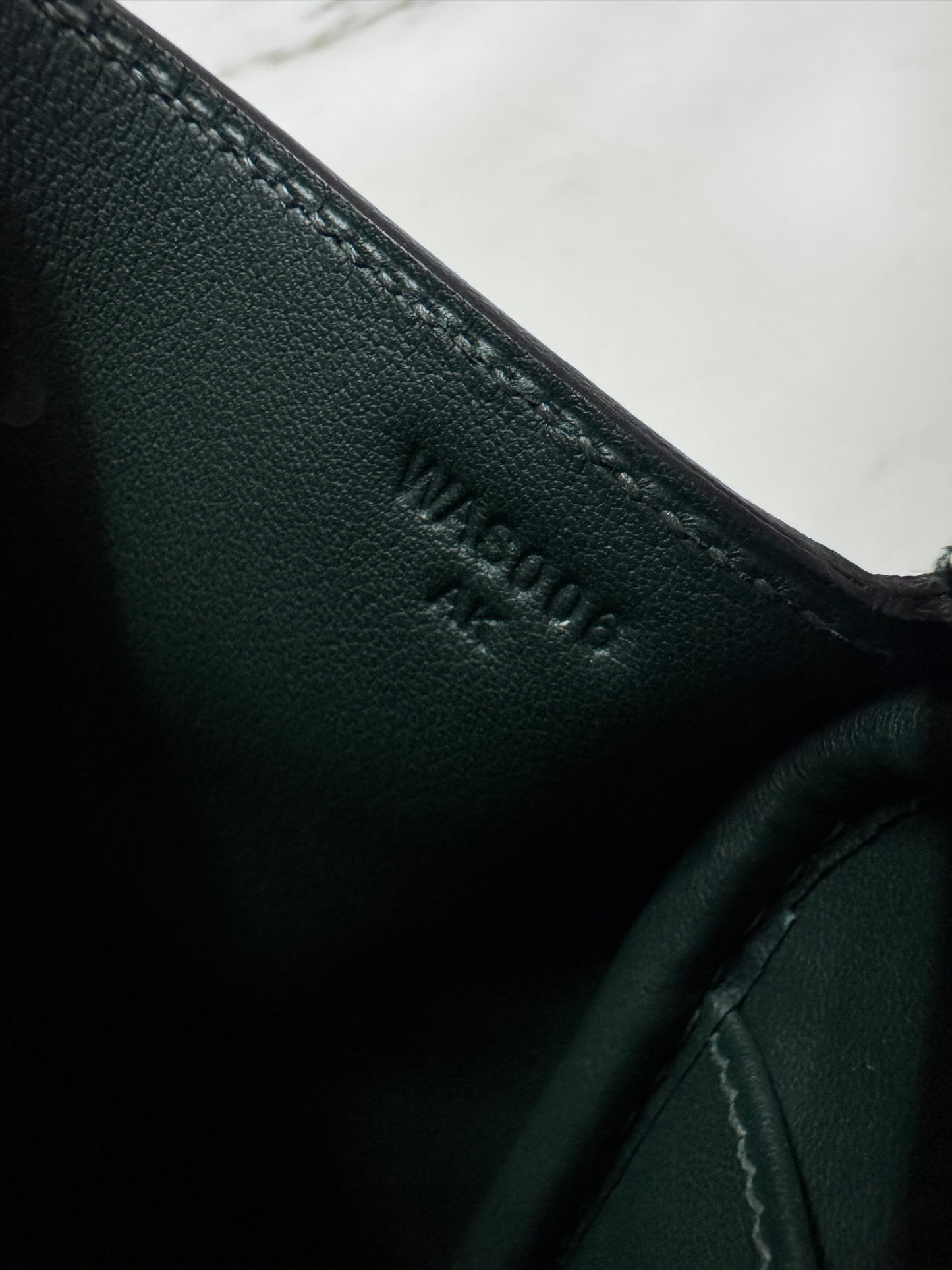 HERMES Mini Lindy II 深綠色 金扣 67 Vert Fonce TC GHW