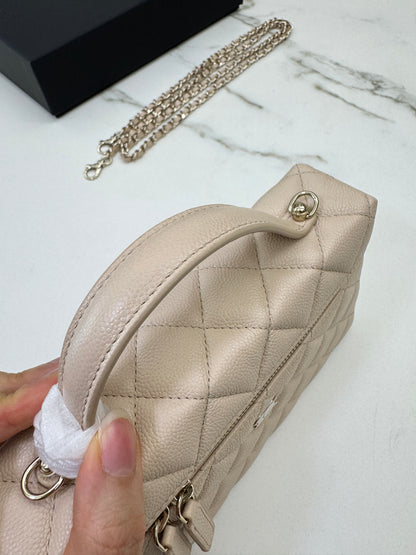 CHANEL LP盒子包 淺杏色