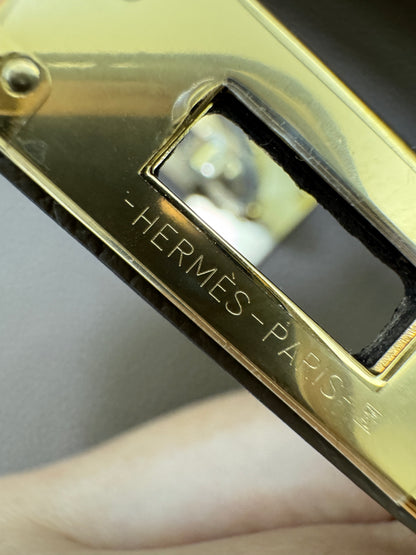 HERMES Kelly Danse 馬爾法米金扣 Evercolor 8Q GHW