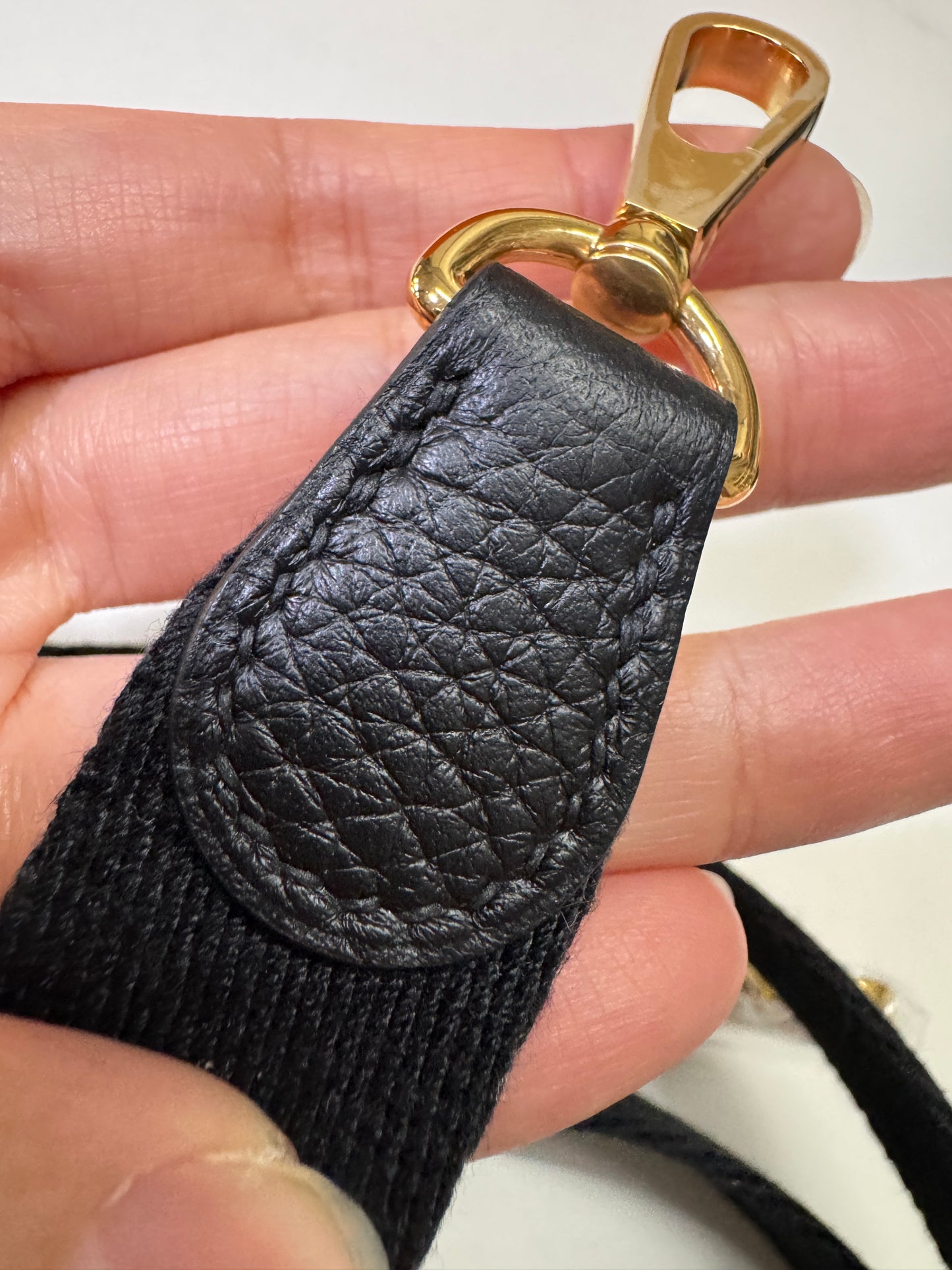 HERMES Mini Evelyn Noir GHW
