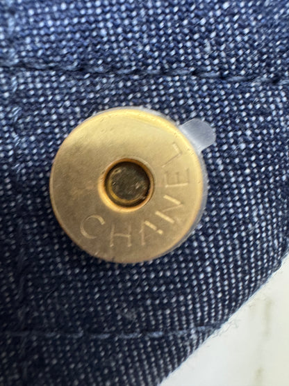 CHANEL 25C 深藍牛仔 Hobo Small