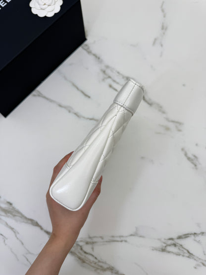 CHANEL Mini 31Bag 油蠟羊皮 白色 新版