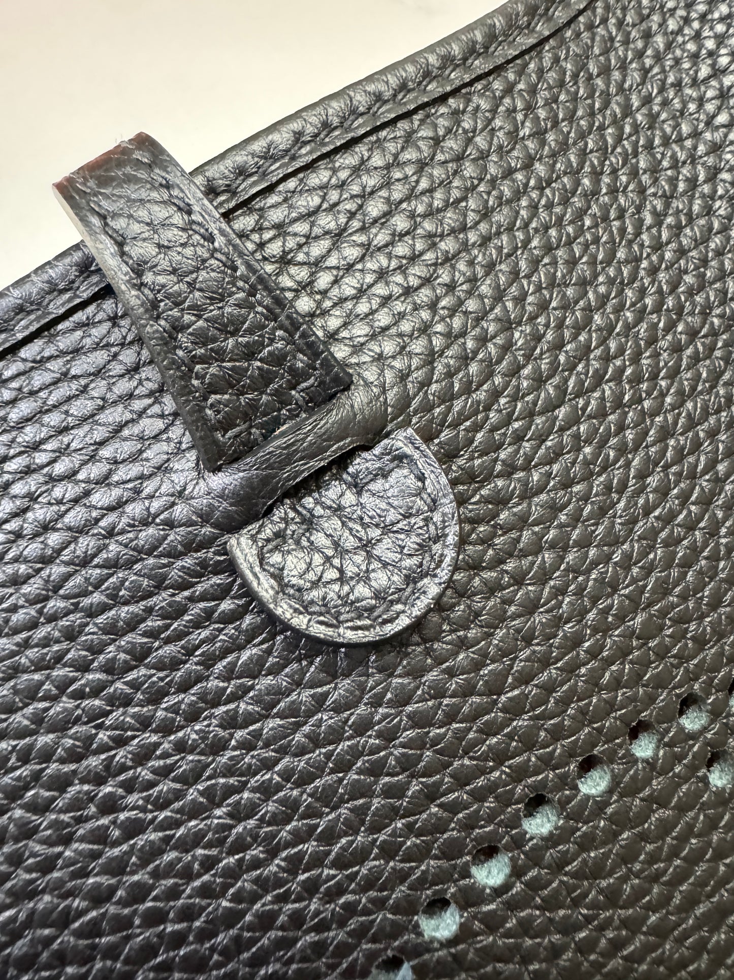 HERMES Mini Evelyn Noir GHW